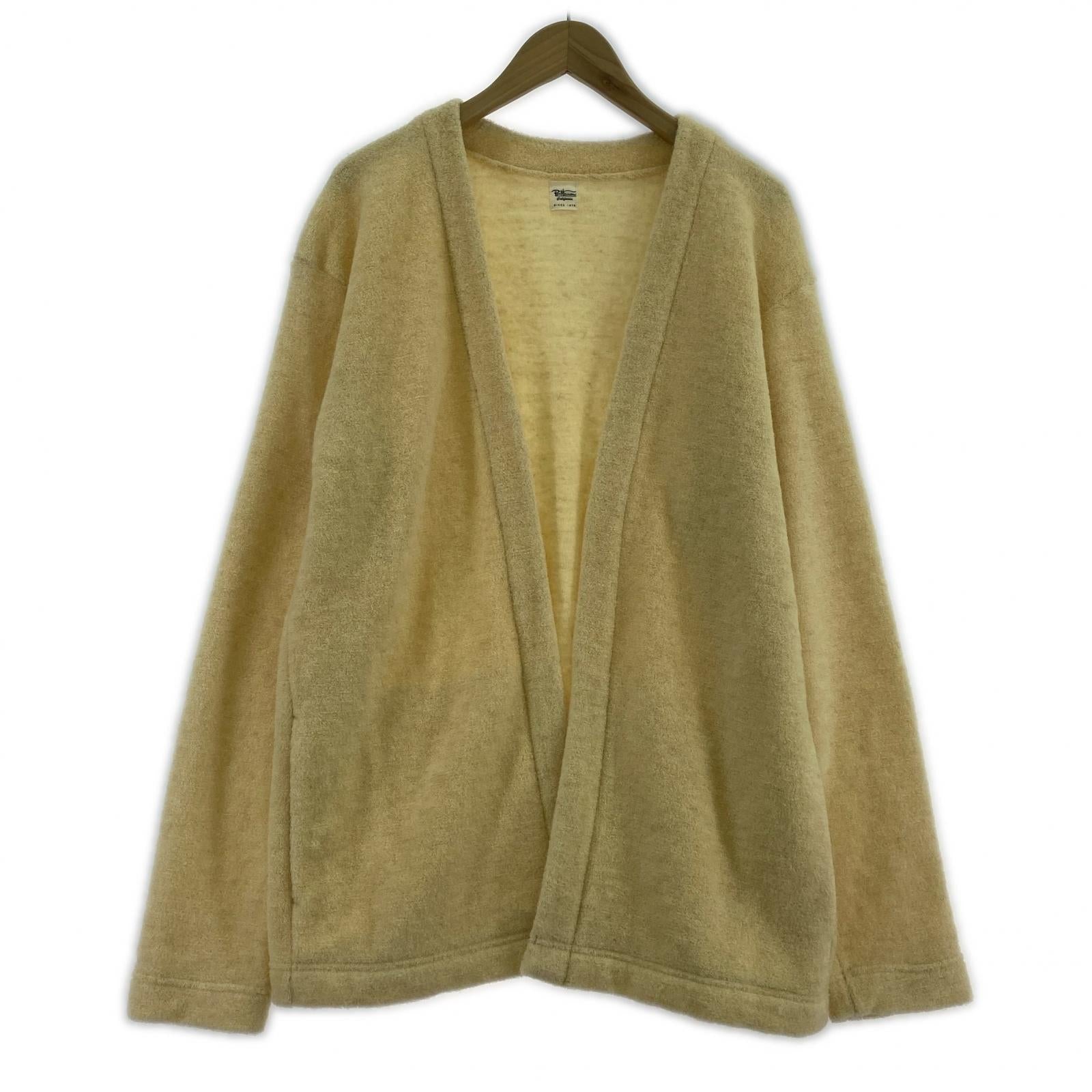 カーディガン Wool Pile Cardigan(XL) ベージュ