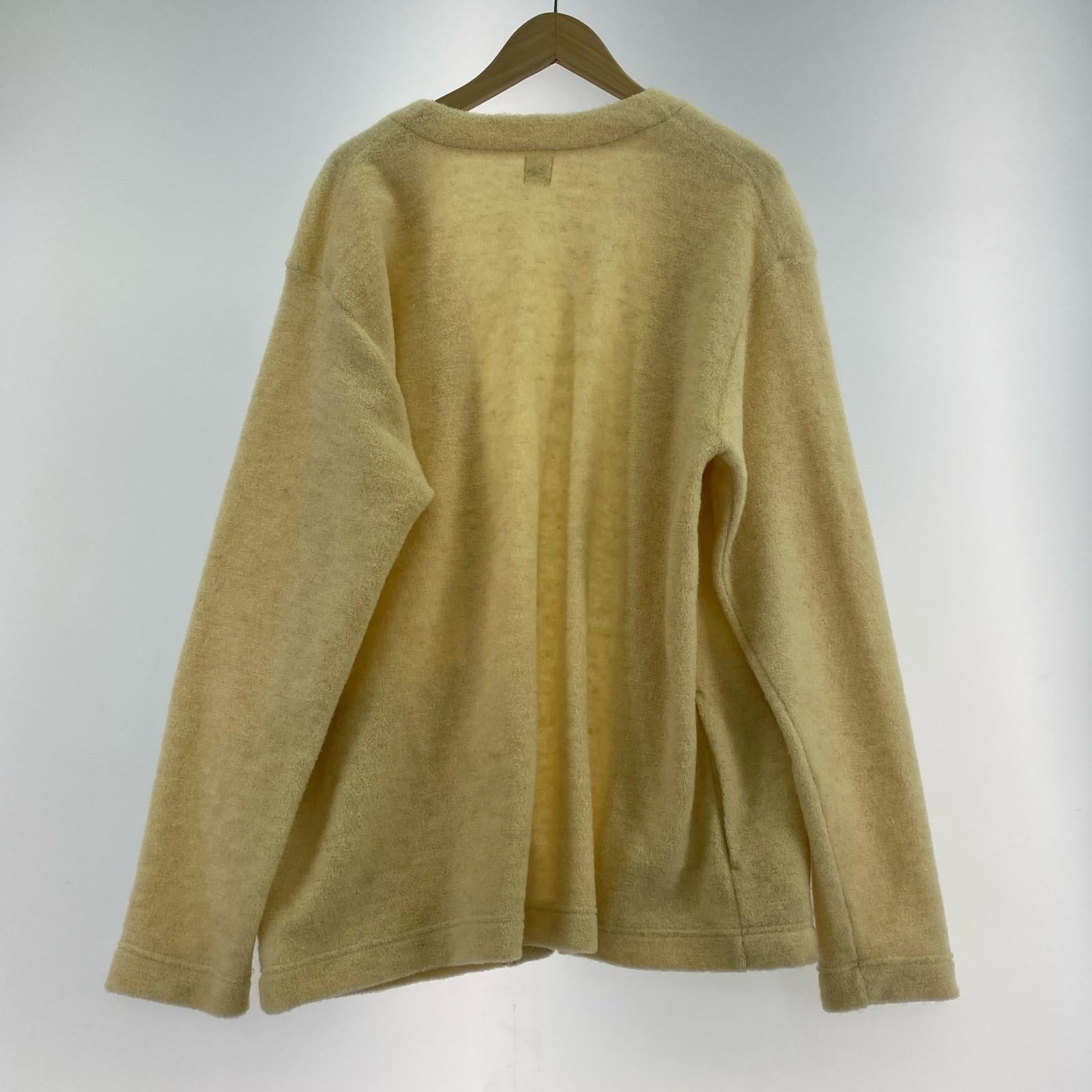 カーディガン Wool Pile Cardigan(XL) ベージュ