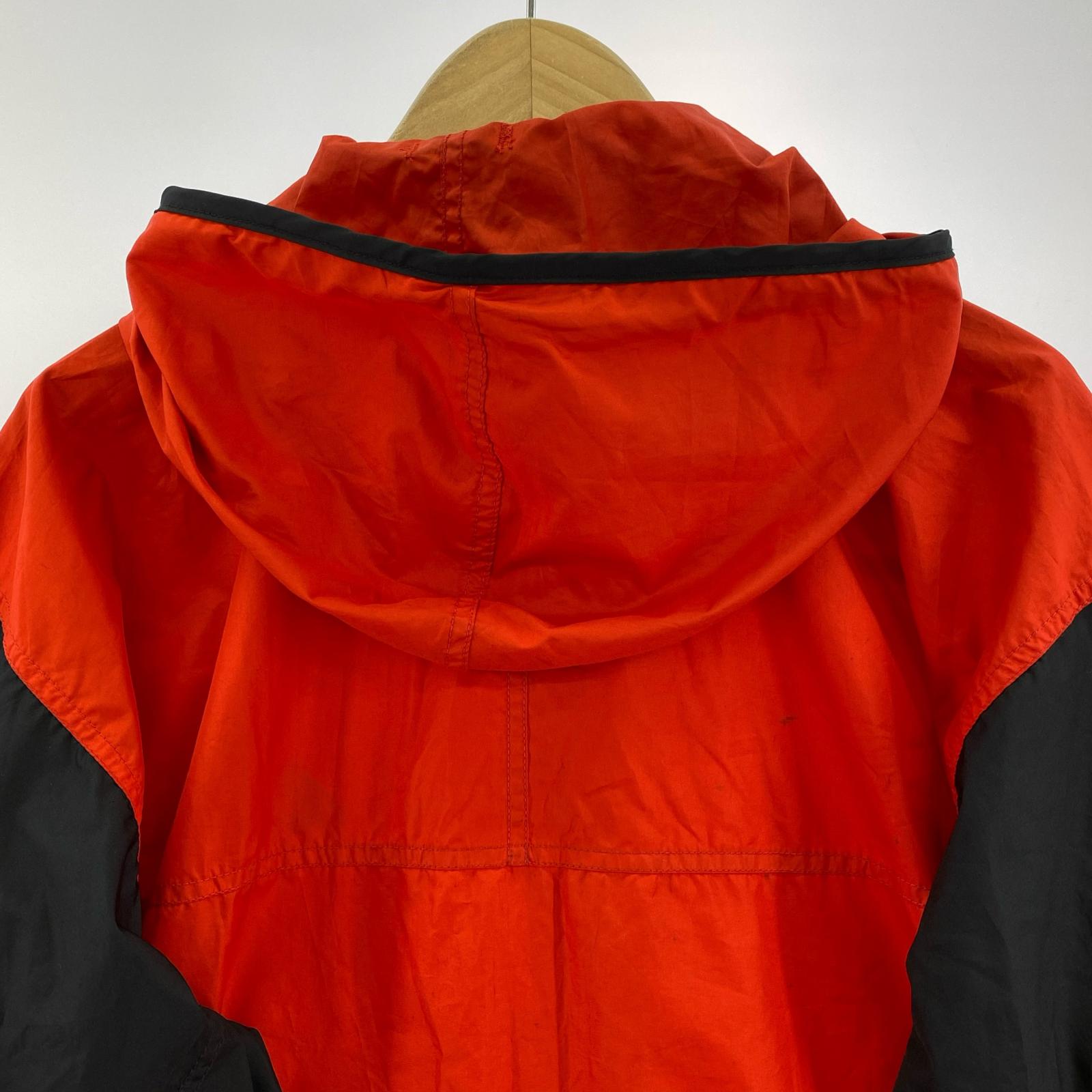 ジャケット NIKE ACG ナイロンアノラックパーカー L 赤×黒 L