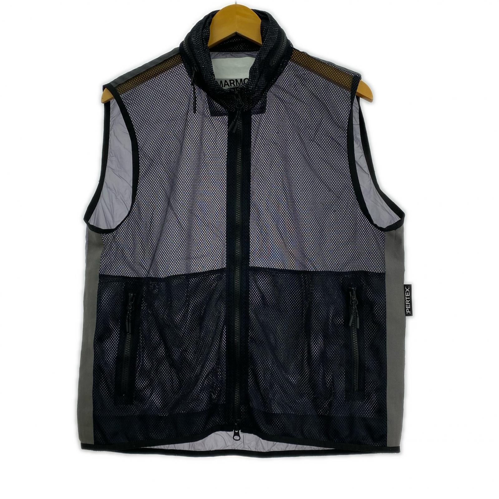 その他アウター MARMOT CAPITAL PERTEX FRONT MESH COMBI VEST S 黒 S ブラック