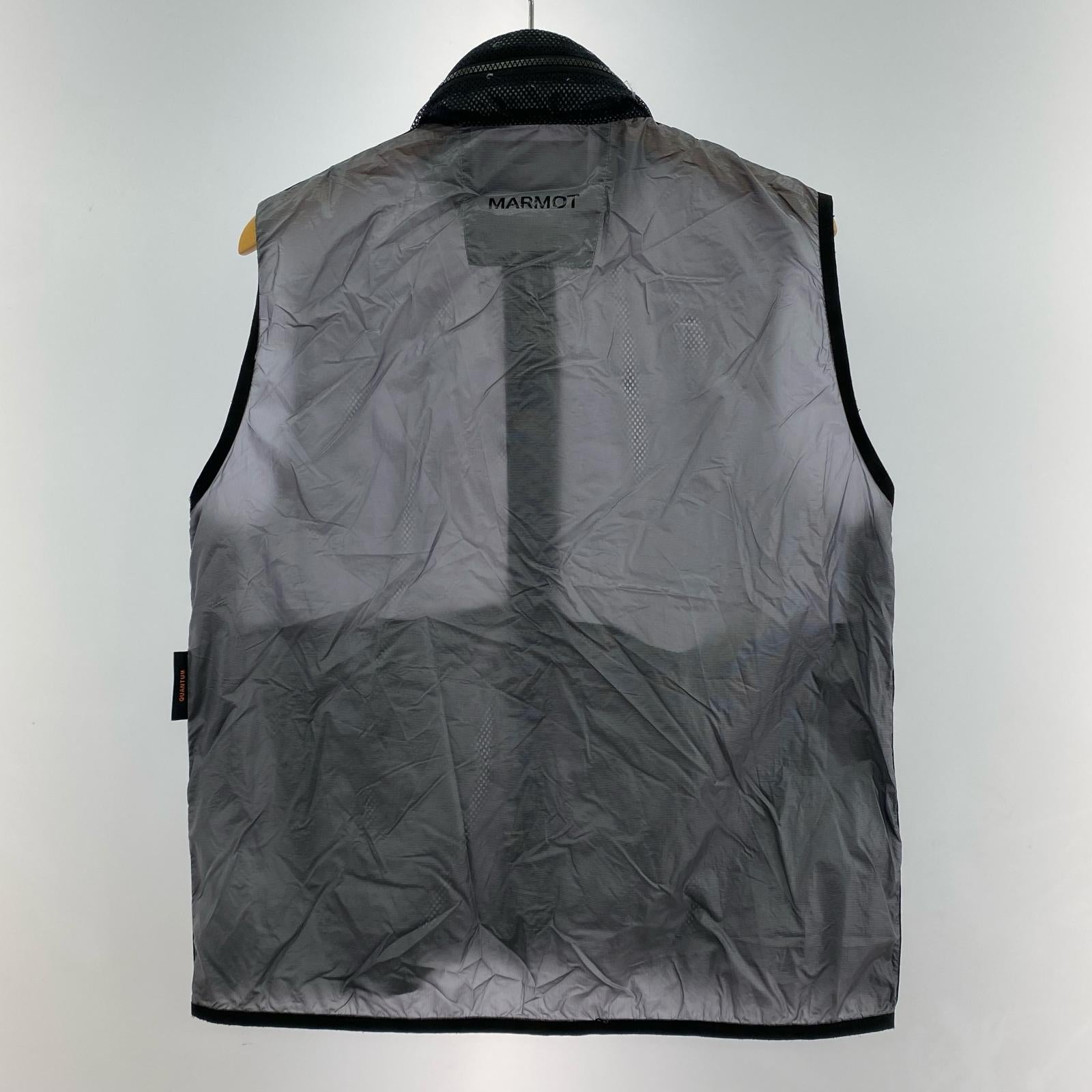 その他アウター MARMOT CAPITAL PERTEX FRONT MESH COMBI VEST S 黒 S ブラック