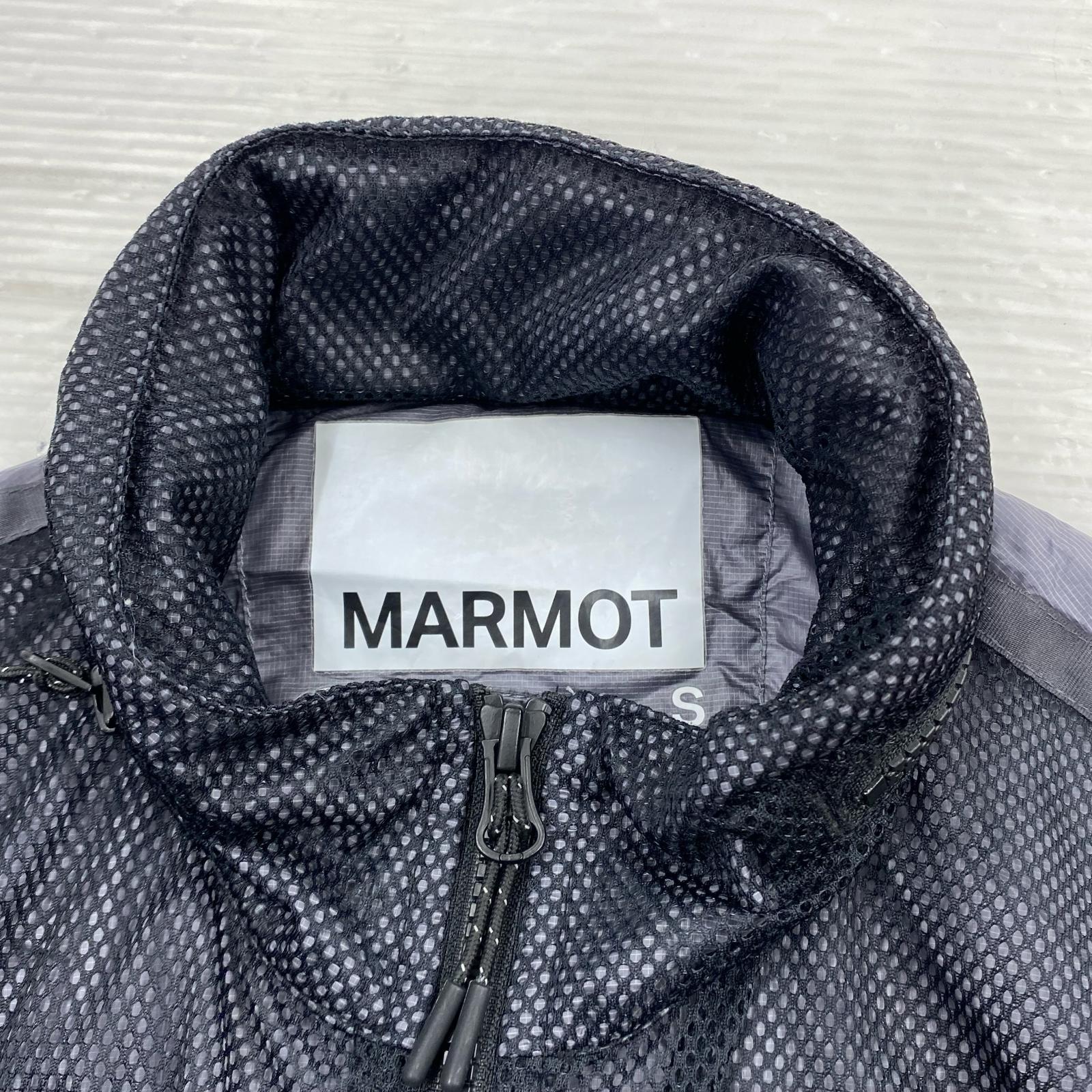 その他アウター MARMOT CAPITAL PERTEX FRONT MESH COMBI VEST S 黒 S ブラック
