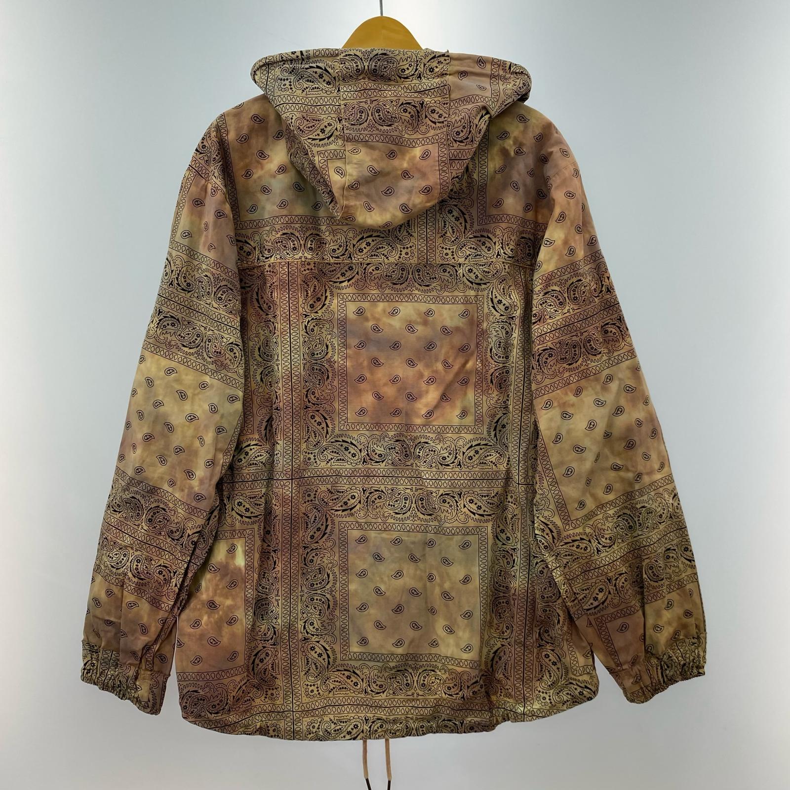 パーカー GUESS×ALCHEMIST ペイズリー柄アノラックパーカー M M マルチカラー