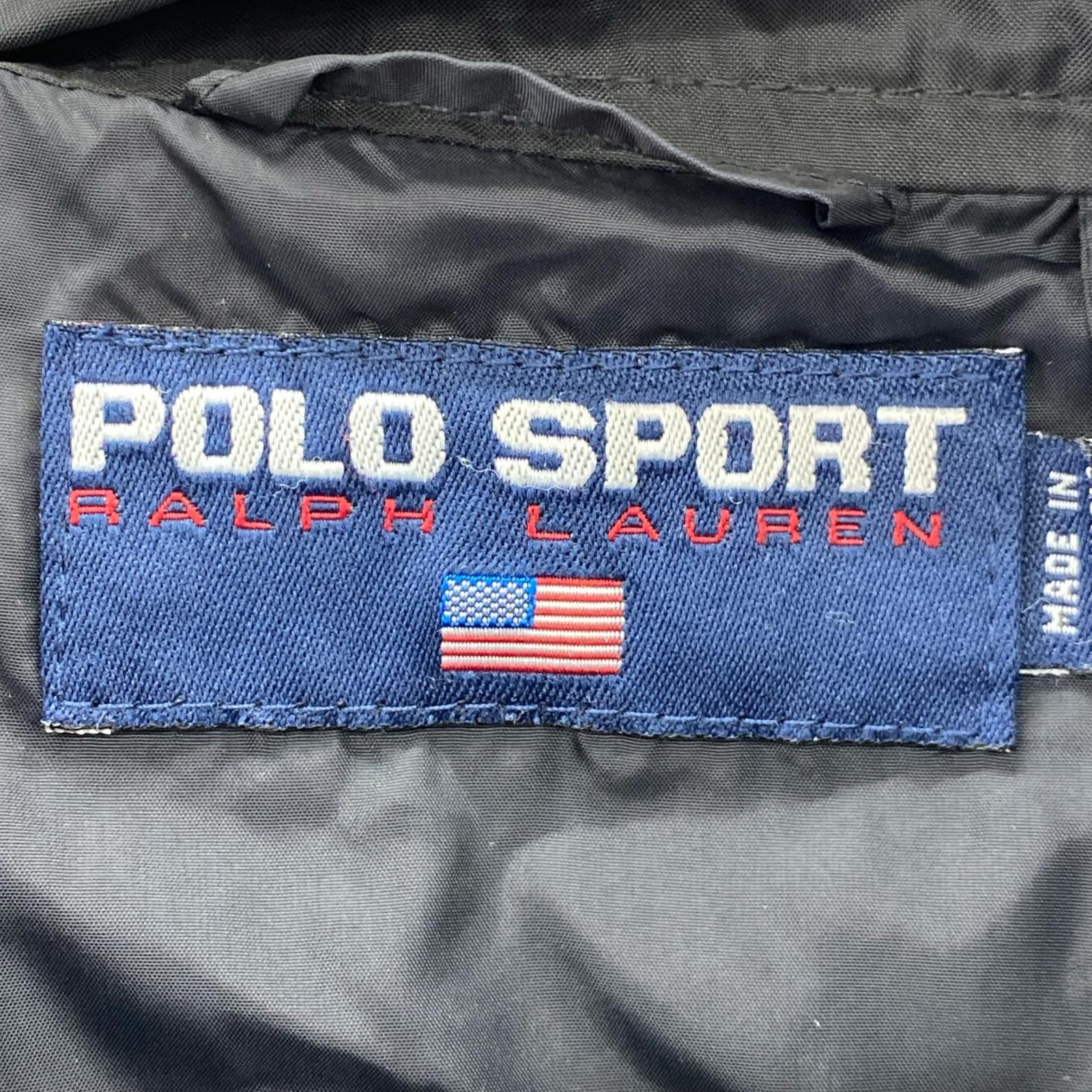 ジャケット POLO RALPH LAUREN POLO SPORT ナイロンマウンテンパーカー L 黒 L ブラック