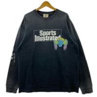 長袖Tシャツ ALCHEMIST Sports Illustrated ビッグL/STee L ブラック