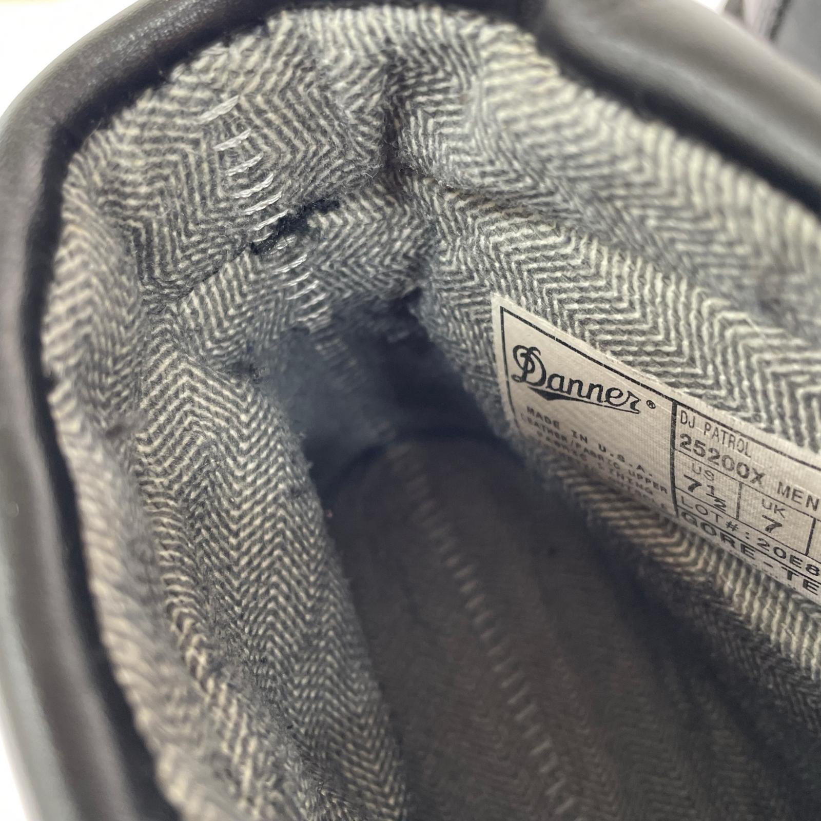 ブーツ Danner DJ PATROL トレッキングブーツ 7 1/2 黒 25.5cm (US7 1/2 UK7 EU41) ブラック