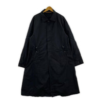 ジャケット SCYE BASICS PE/NY 高密度タフタ製品染めバルマカーンコート 36 黒 36 ブラック