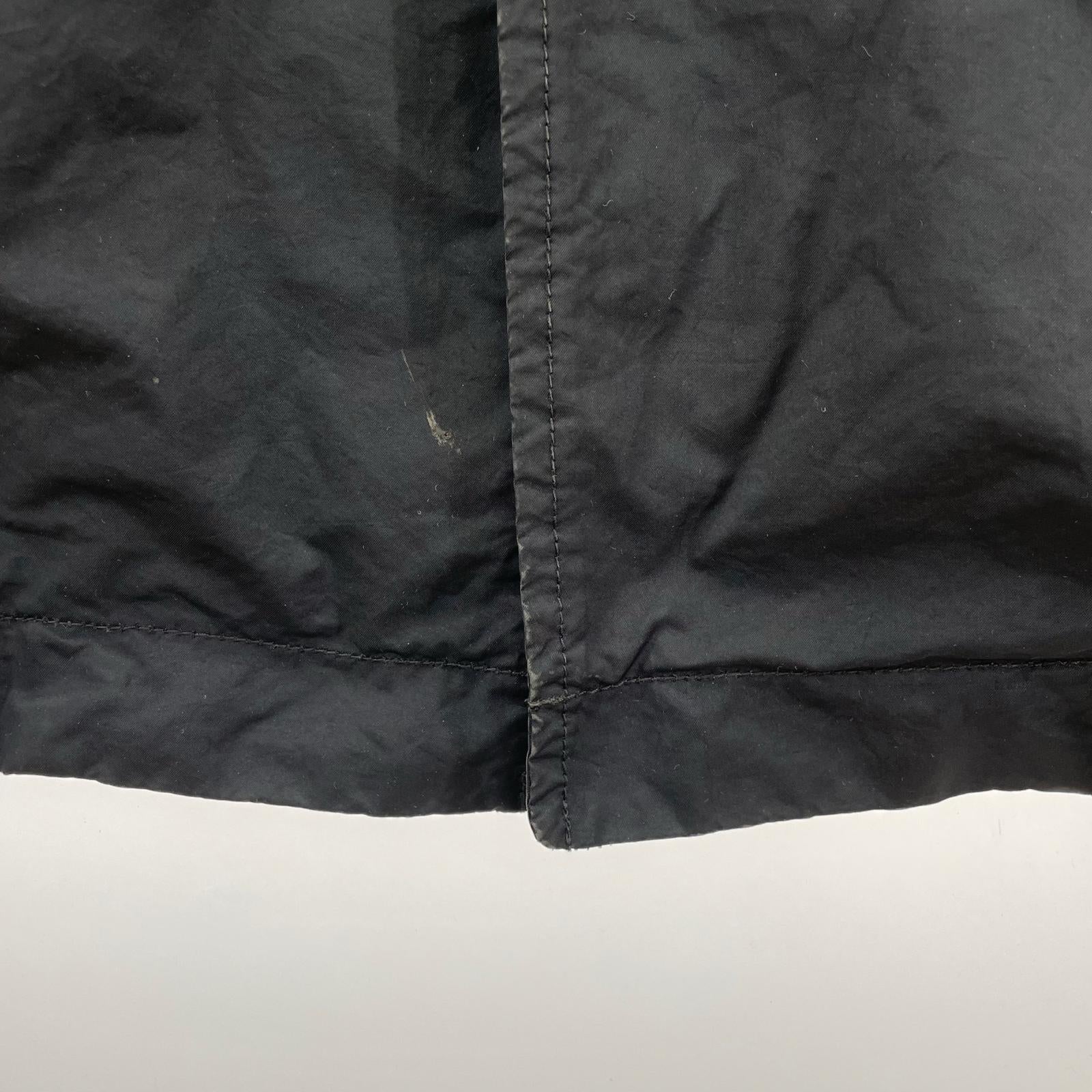 ジャケット SCYE BASICS PE/NY 高密度タフタ製品染めバルマカーンコート 36 黒 36 ブラック