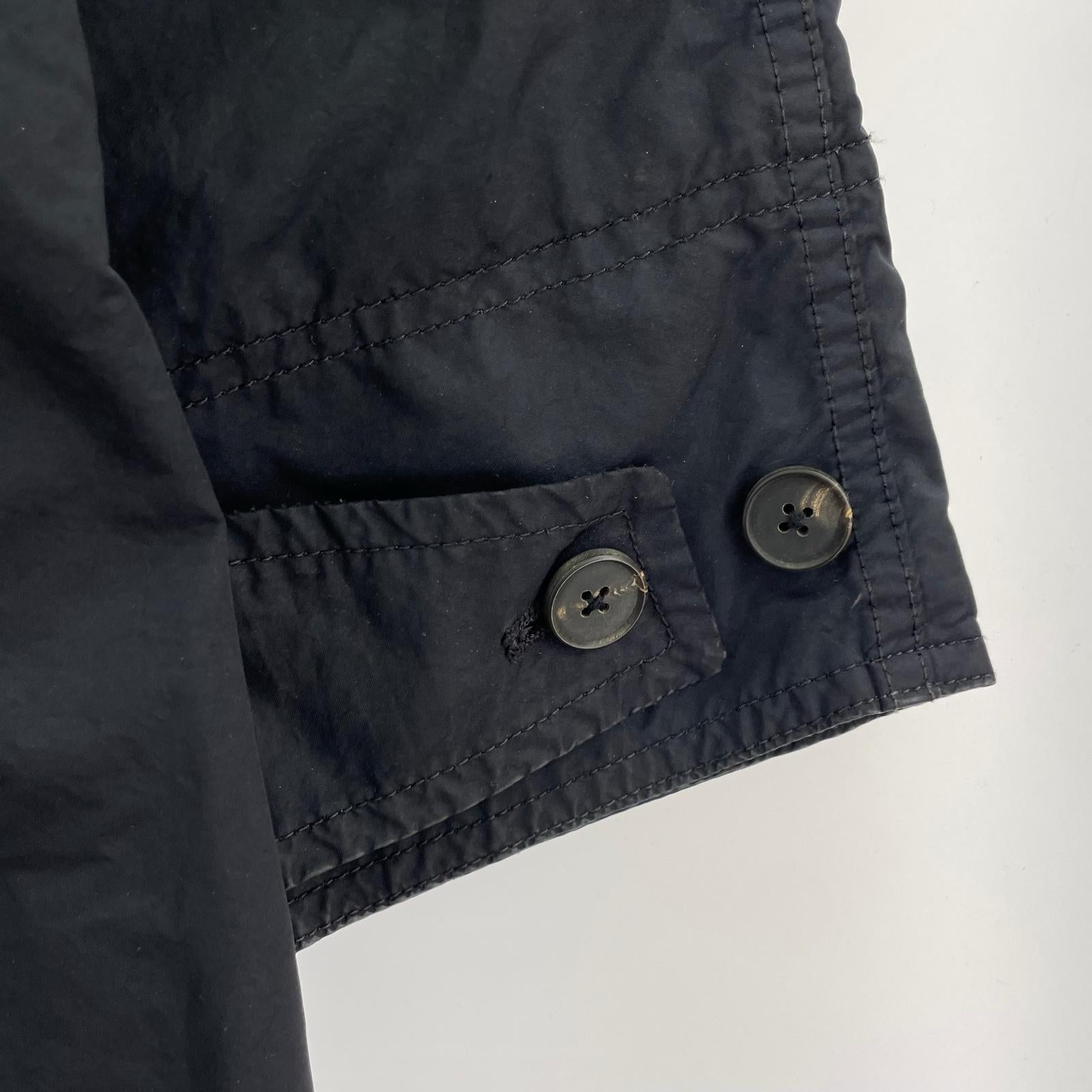 ジャケット SCYE BASICS PE/NY 高密度タフタ製品染めバルマカーンコート 36 黒 36 ブラック