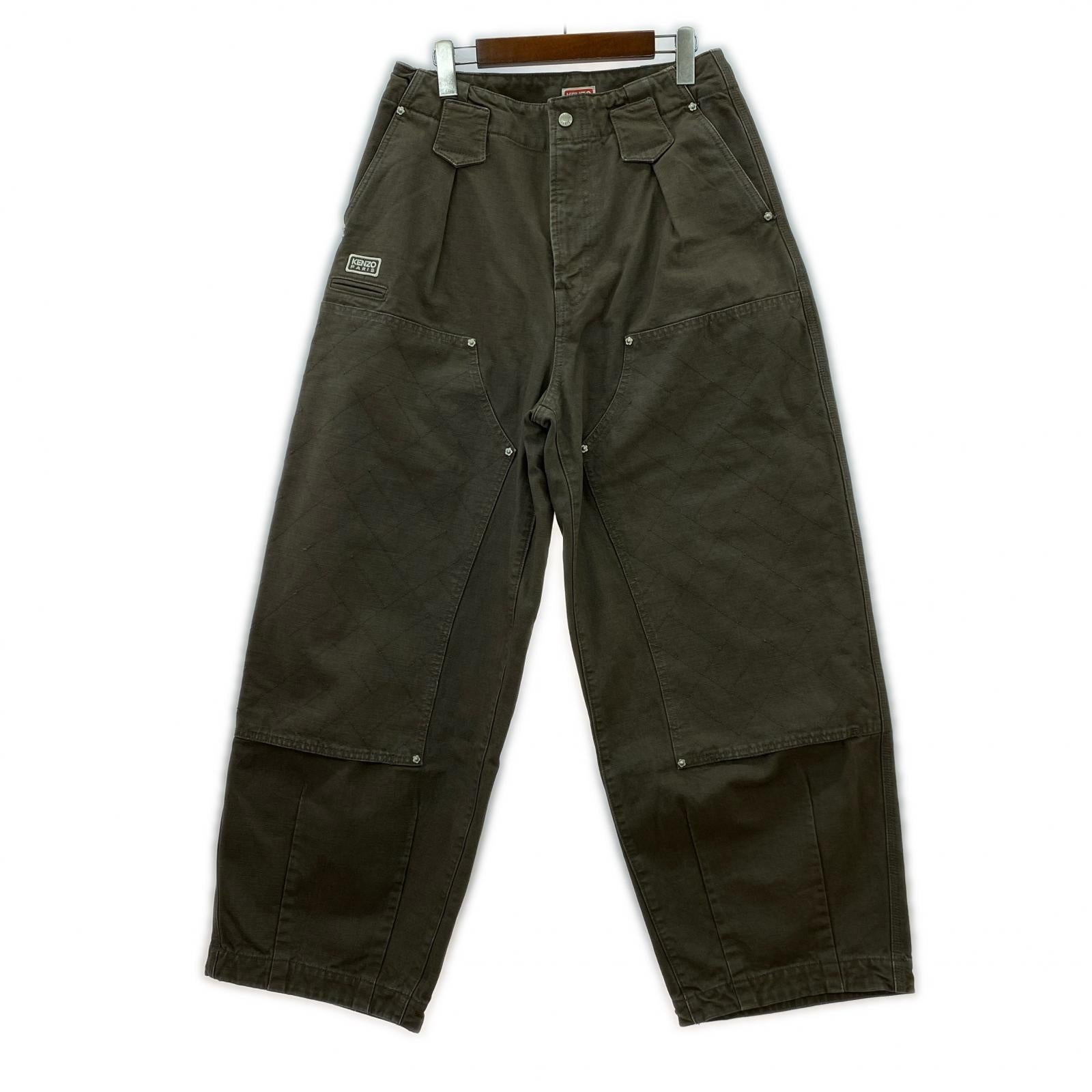 デニムパンツ KENZO 25AW DOUBLE KNEE PANT ダブルニーパンツ 38 茶 38 ブラウン