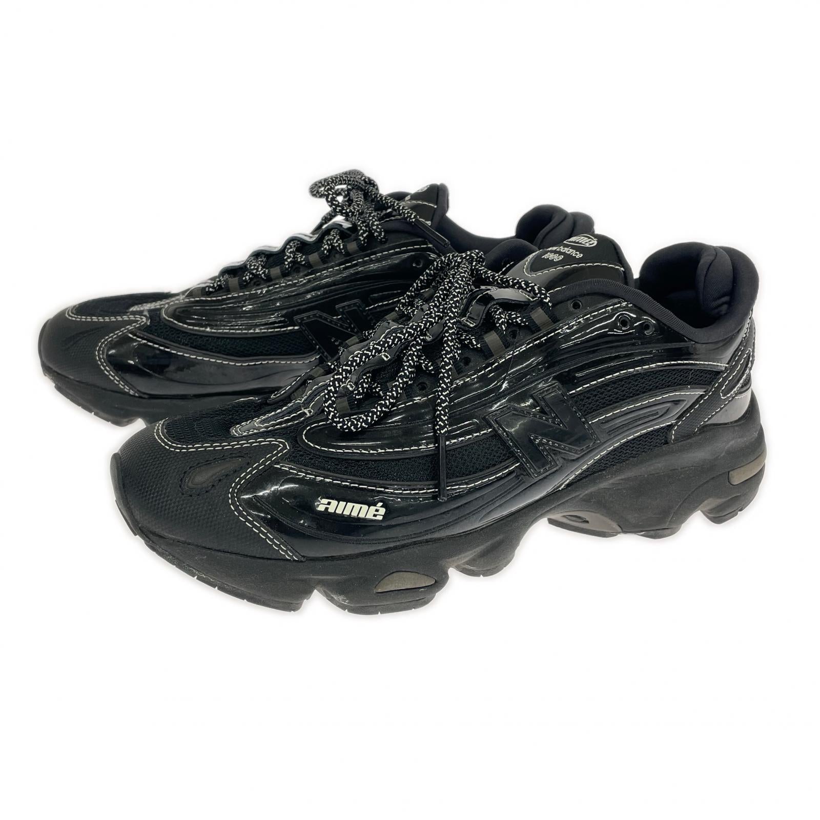 スニーカー ×AIME M1000 ローカットスニーカー 黒 28cm (US10 UK9 1/2 EU46) ブラック