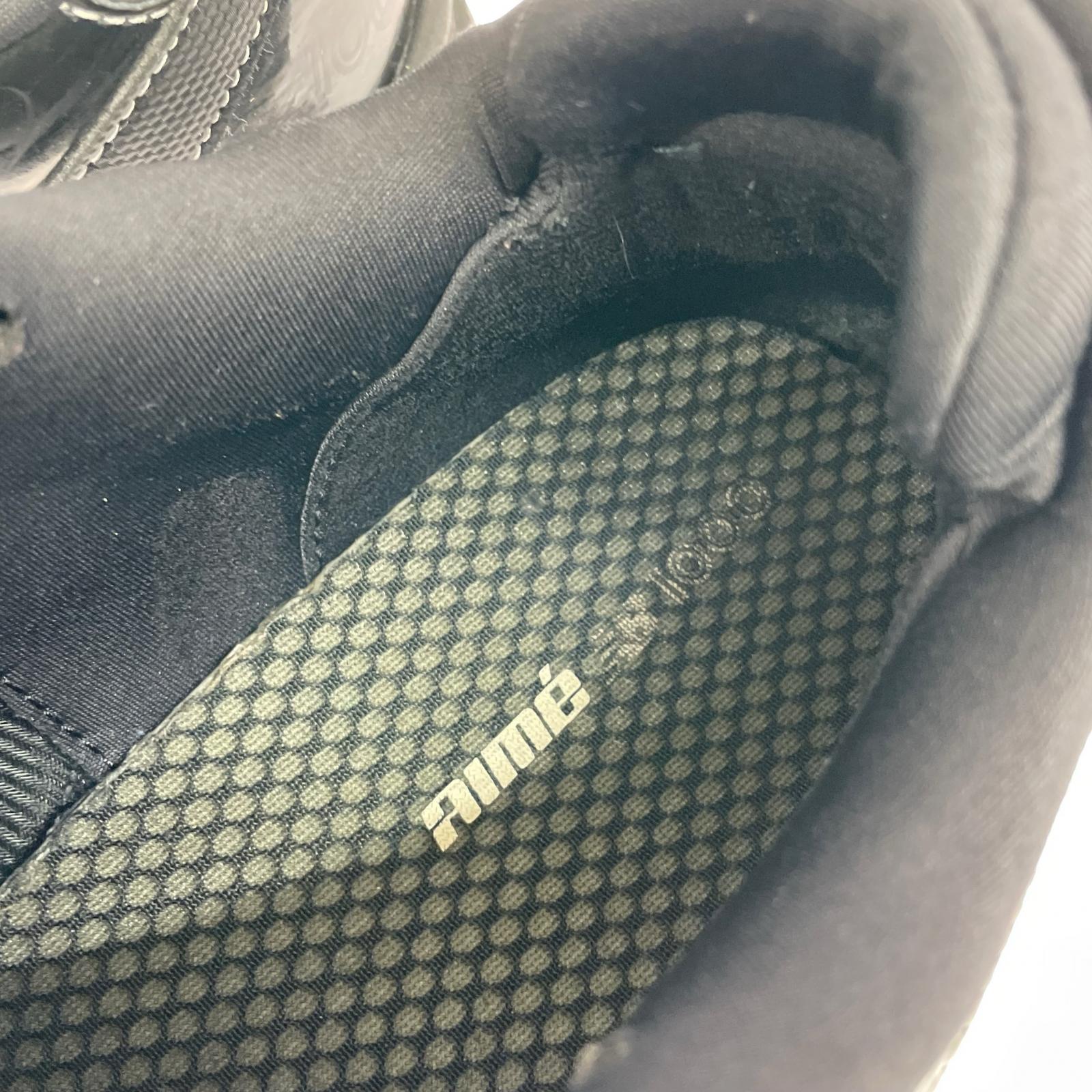 スニーカー ×AIME M1000 ローカットスニーカー 黒 28cm (US10 UK9 1/2 EU46) ブラック