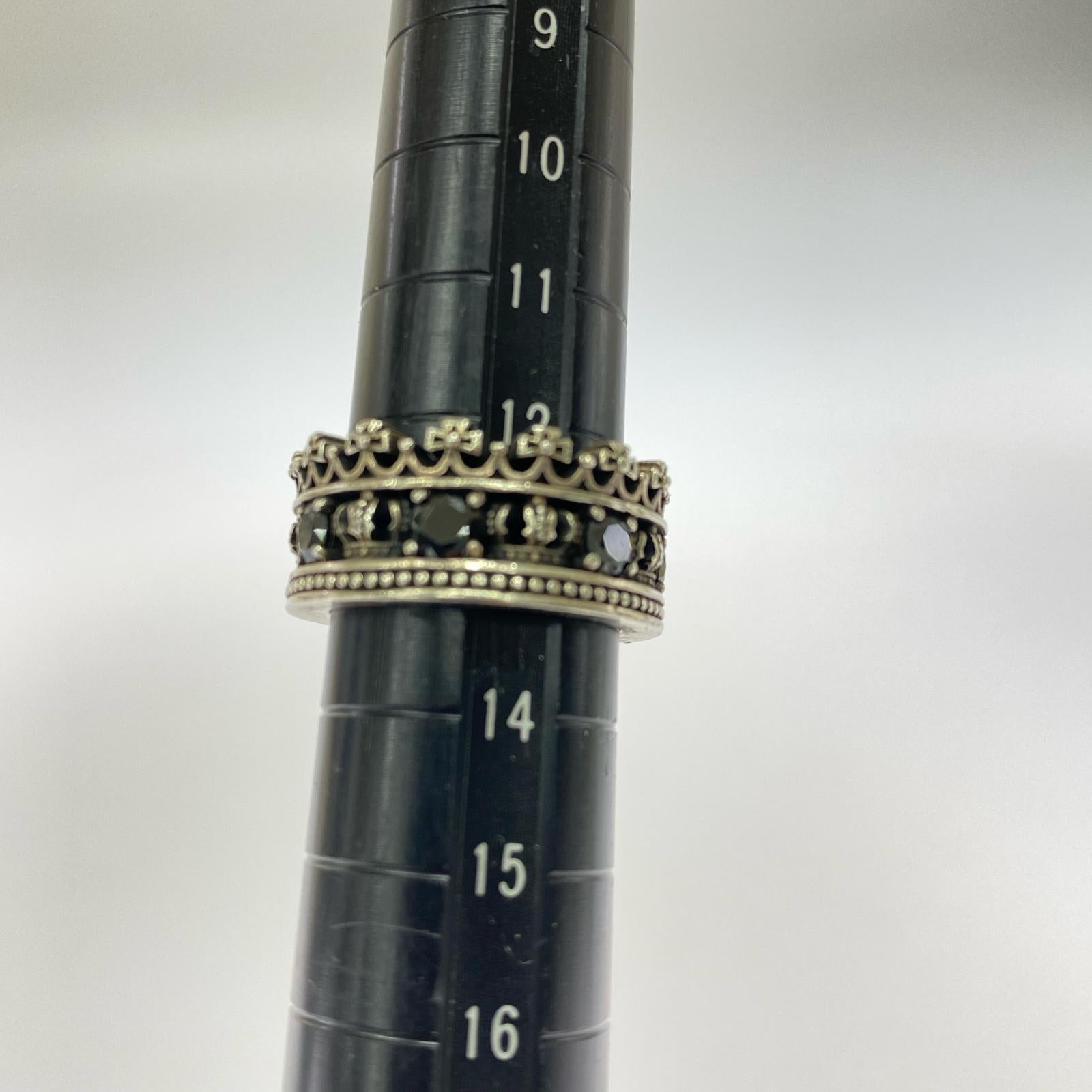 リング・指輪 GALIANA リング 925 クラウン (M) シルバー
