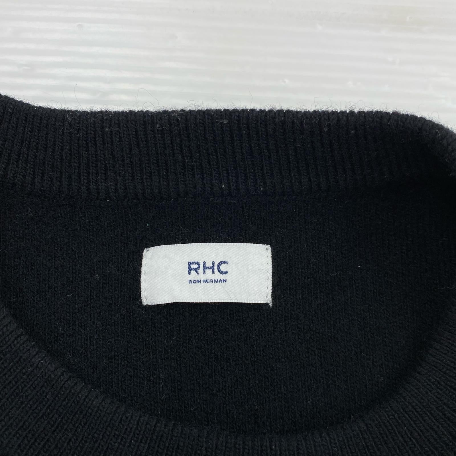 ニット RHC ウールカシミヤニット M ブラック
