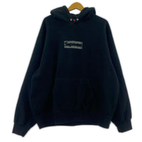 パーカー Inside Out Box Logo Hooded L ブラック
