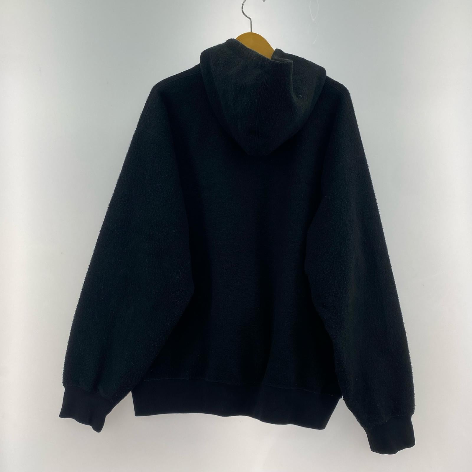 パーカー Inside Out Box Logo Hooded L ブラック