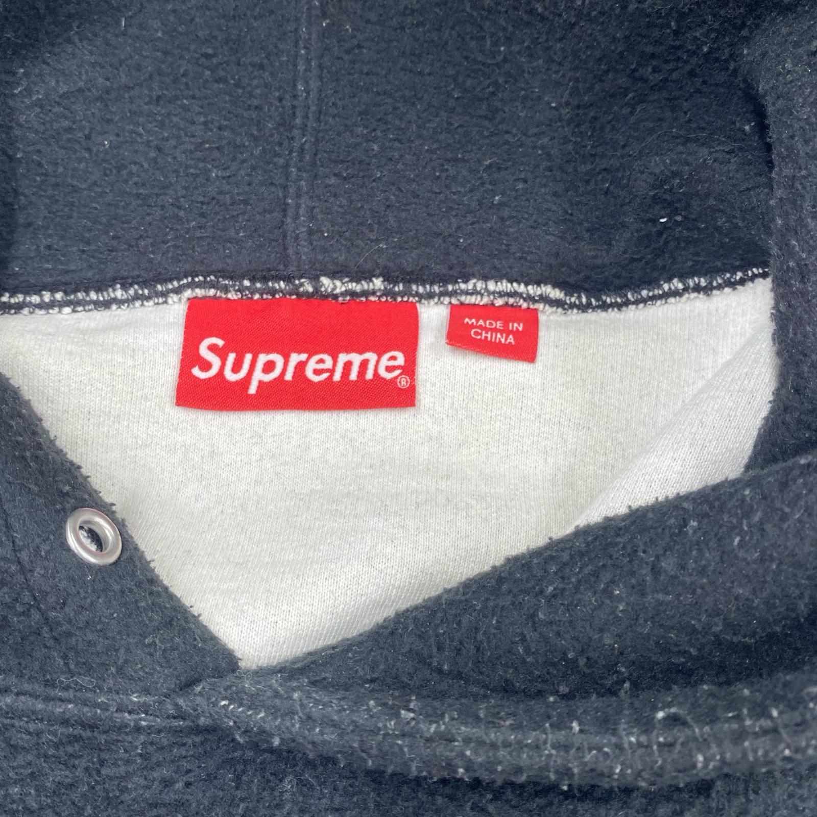 パーカー Inside Out Box Logo Hooded L ブラック