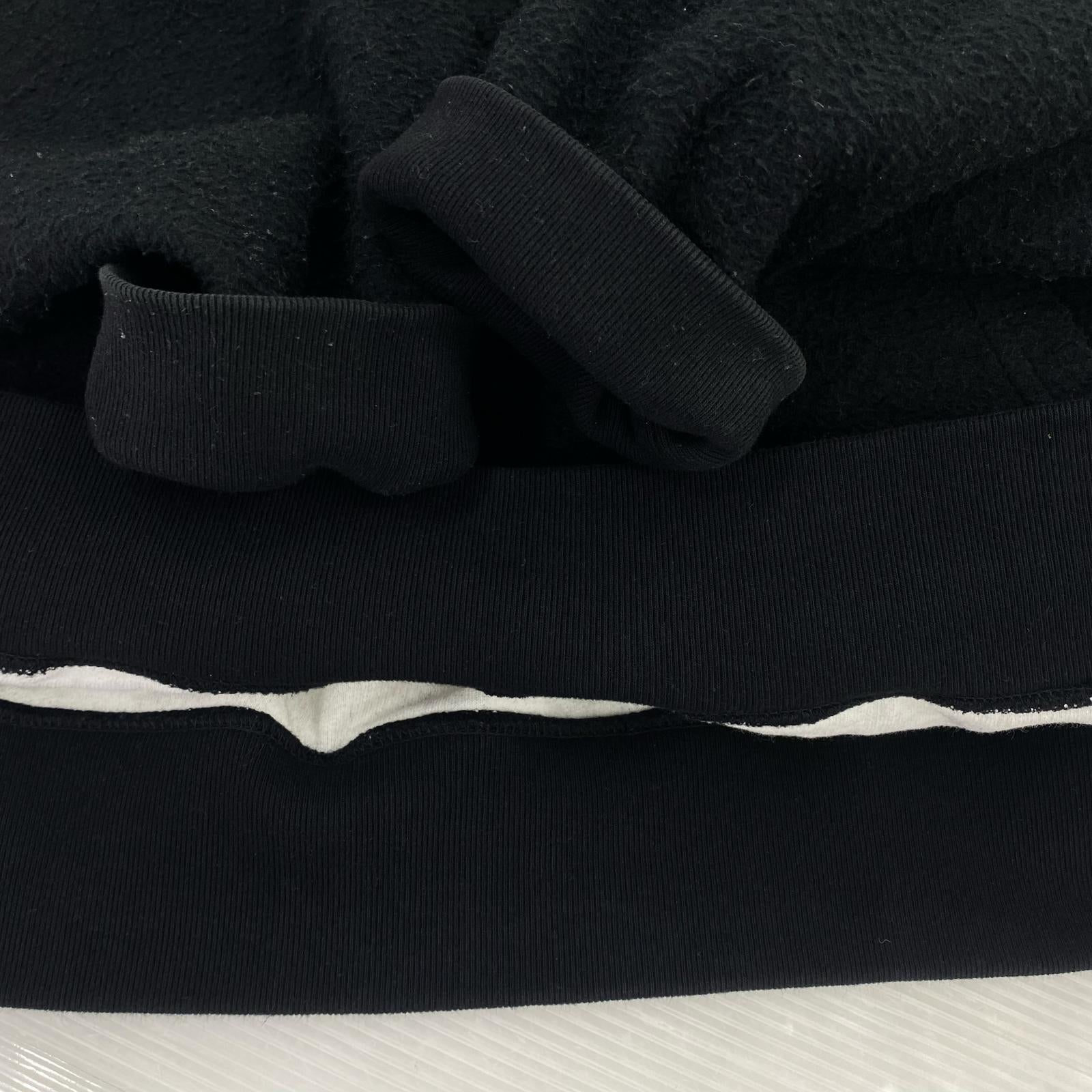 パーカー Inside Out Box Logo Hooded L ブラック