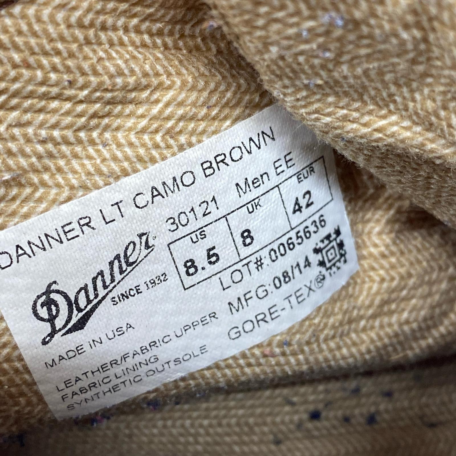 ブーツ DANNER LIGHT CAMO US8.5 ブラウン