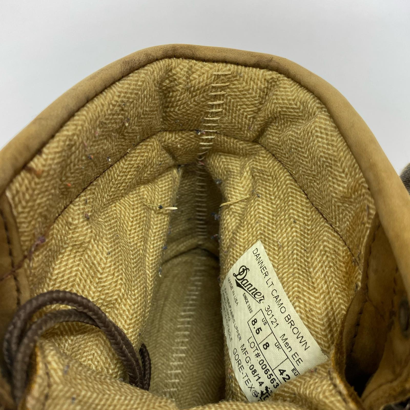 ブーツ DANNER LIGHT CAMO US8.5 ブラウン