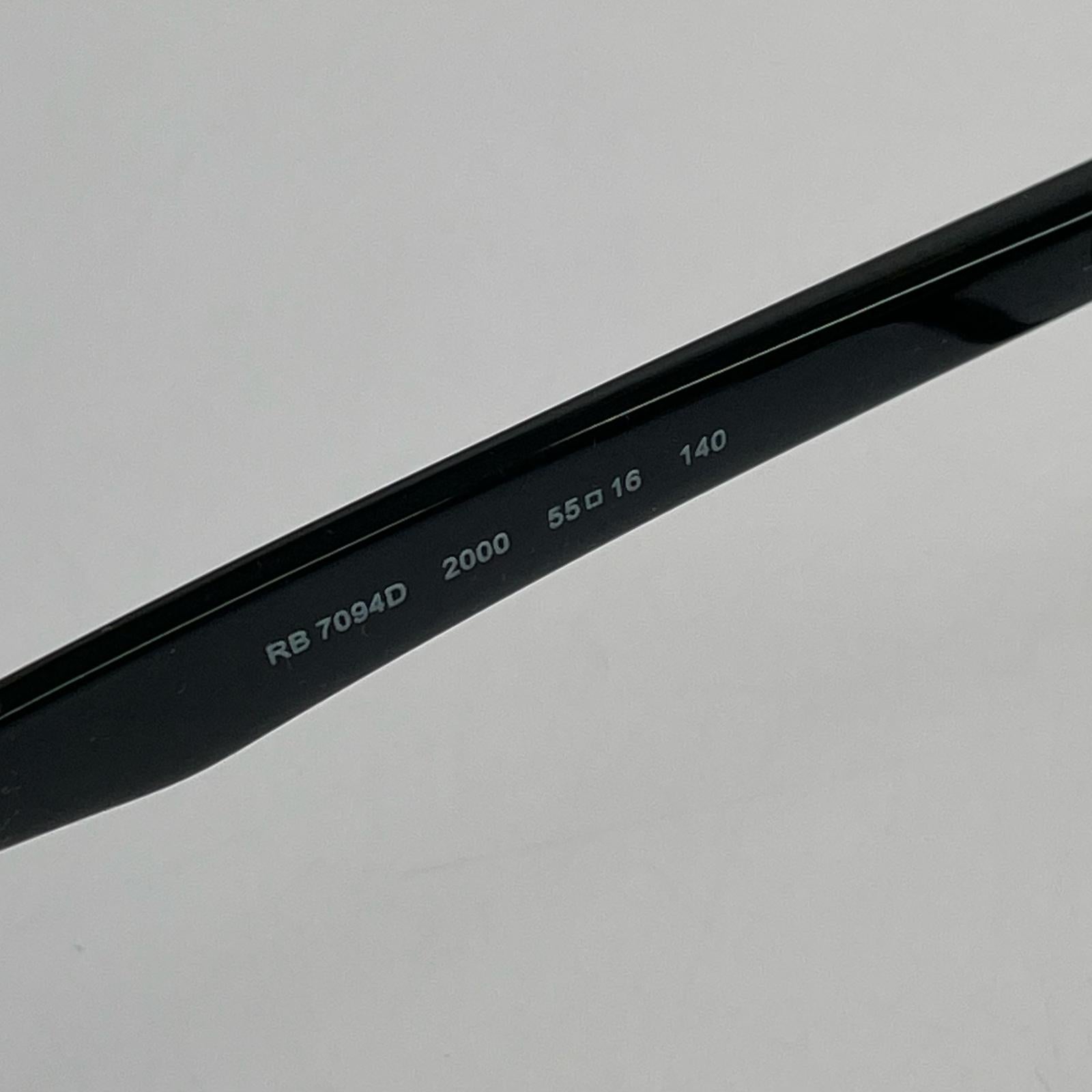 その他アクセサリー Ray-Ban RB7094D ウェリントン 眼鏡フレーム ブラック