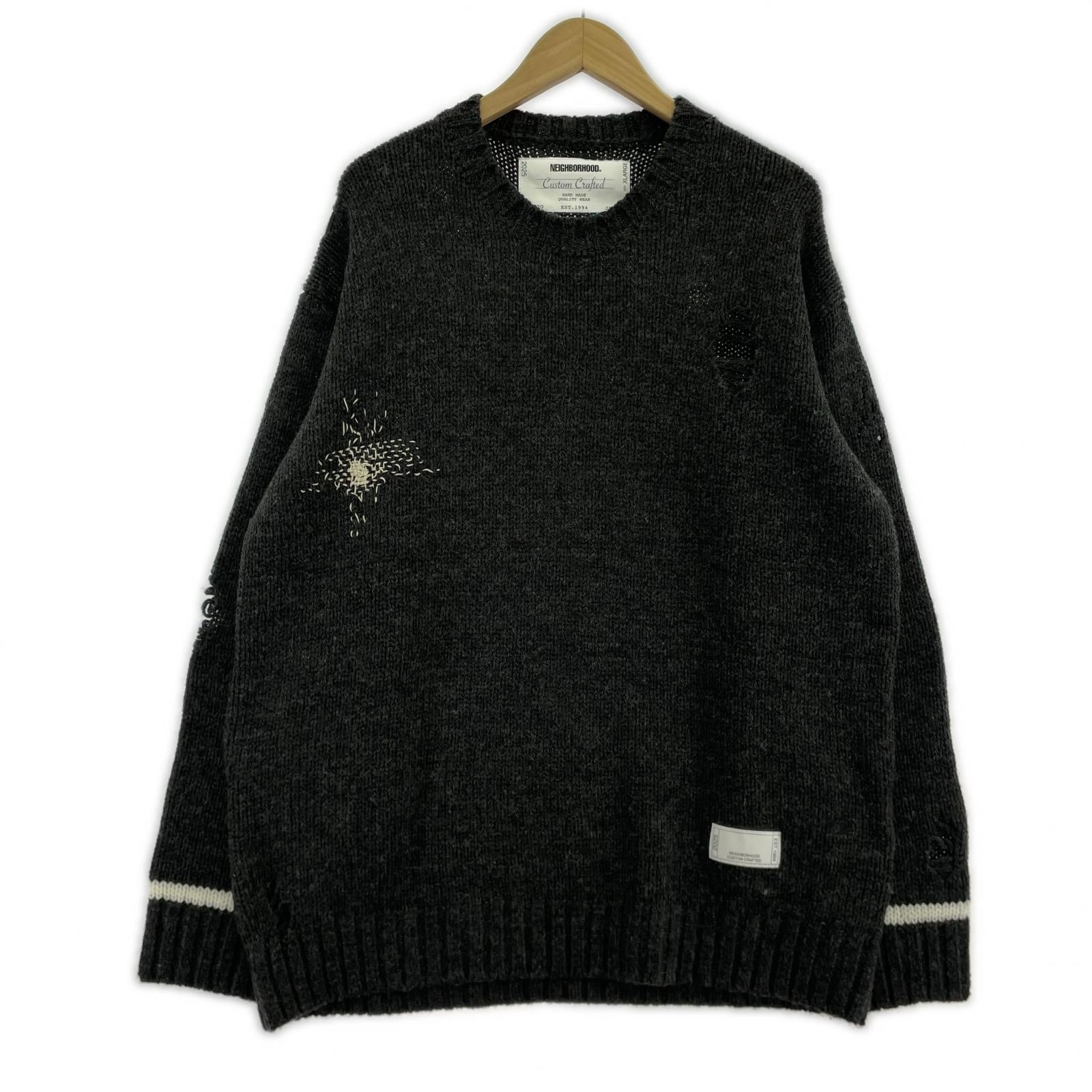 ニット SAVAGE CREWNECK SWEATER(XL)