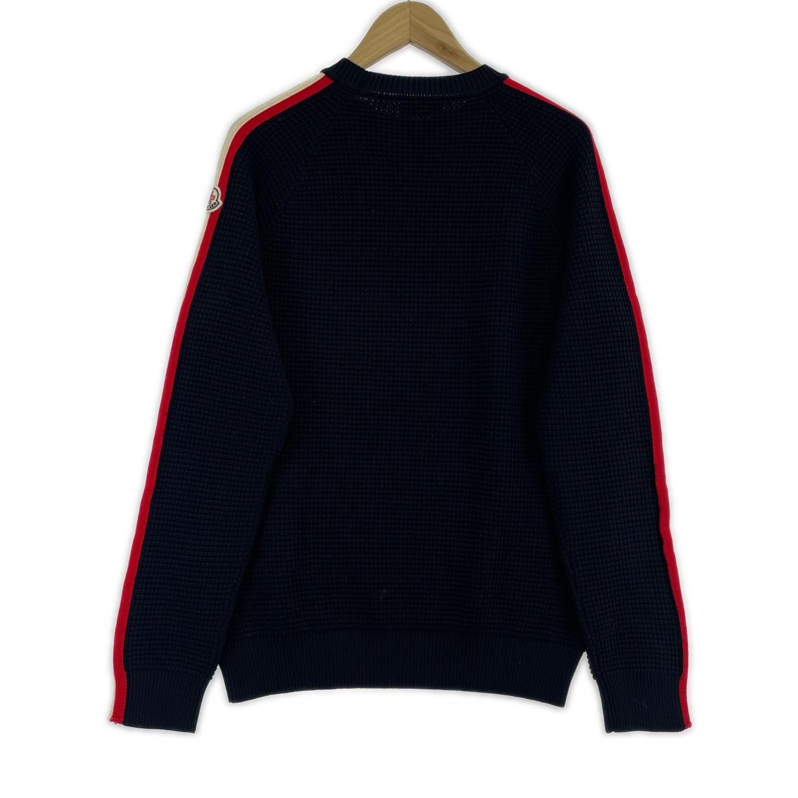 ニット MONCLER GIROCOLLO TRICOT クルーネックニット M 紺 M ネイビー