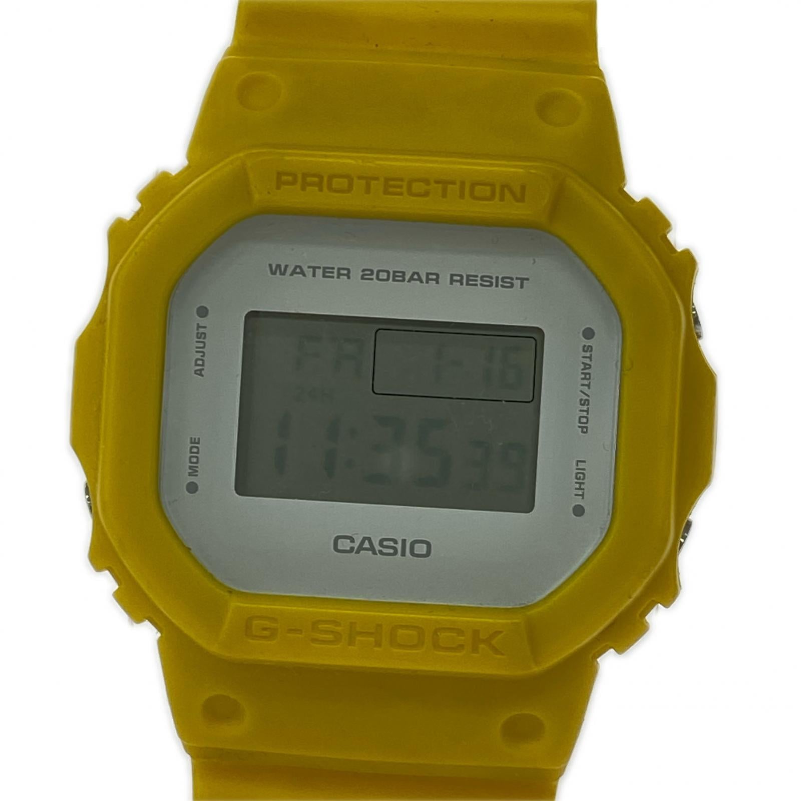 腕時計 DW-5600 イエロー