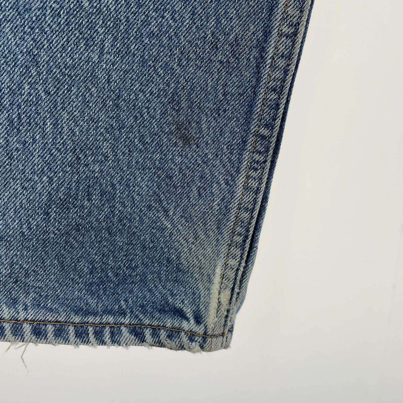 デニムパンツ 505 ボタン裏125 90-00 ブルー