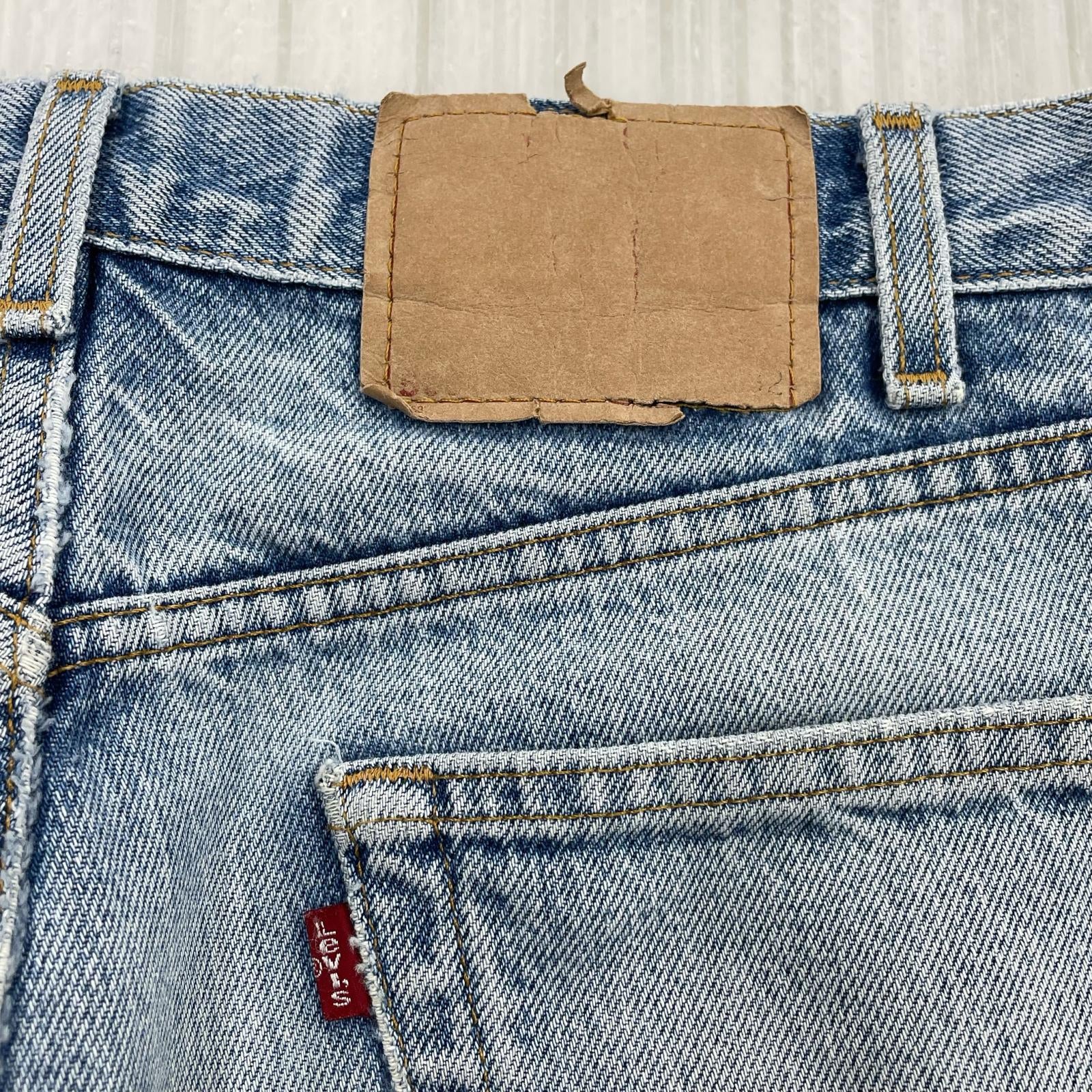 デニムパンツ 505 ボタン裏125 90-00 ブルー
