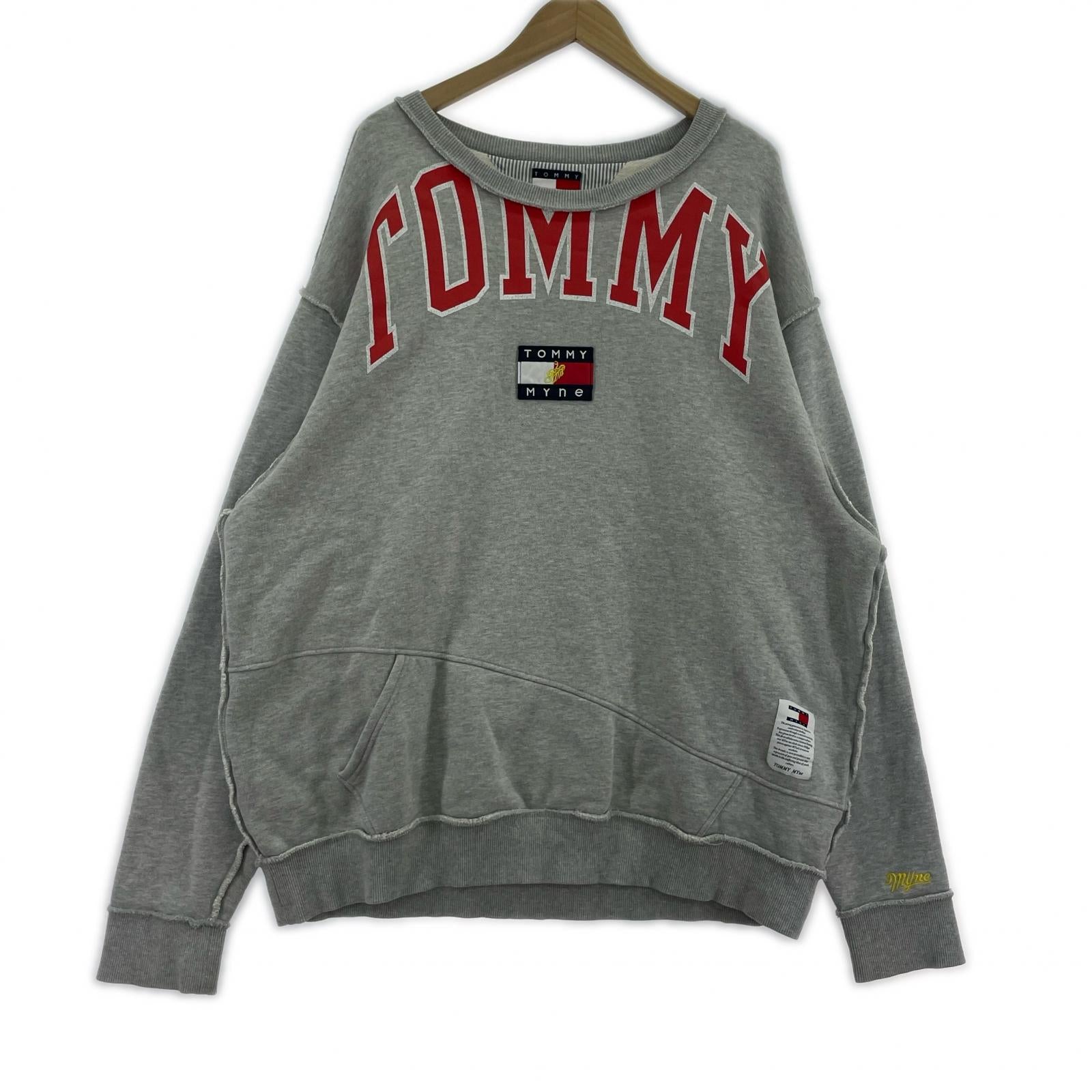 スウェット ロゴスウェット XL GRY グレー