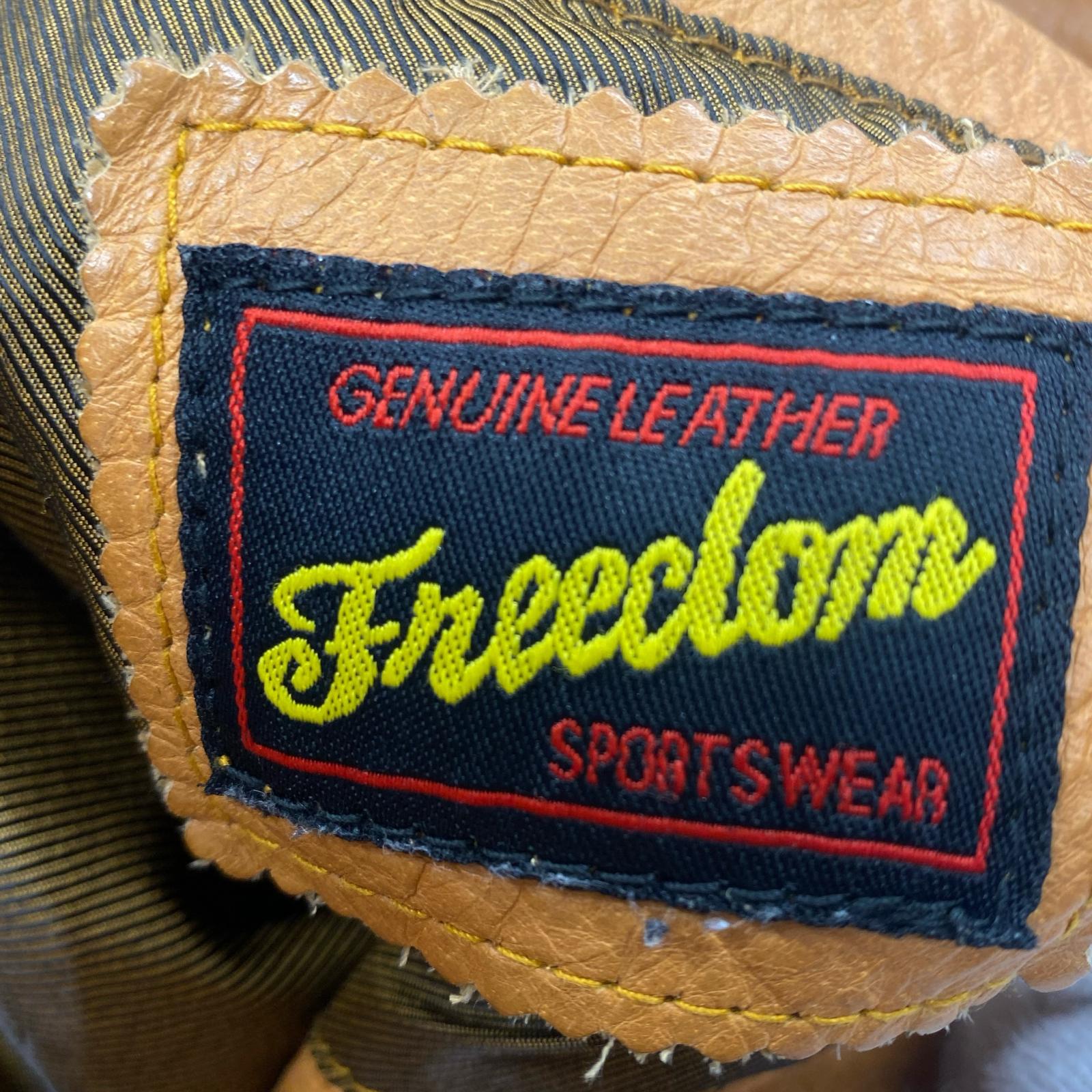 レザージャケット FREEDOM SPORTSWEAR (3L) ブラウン