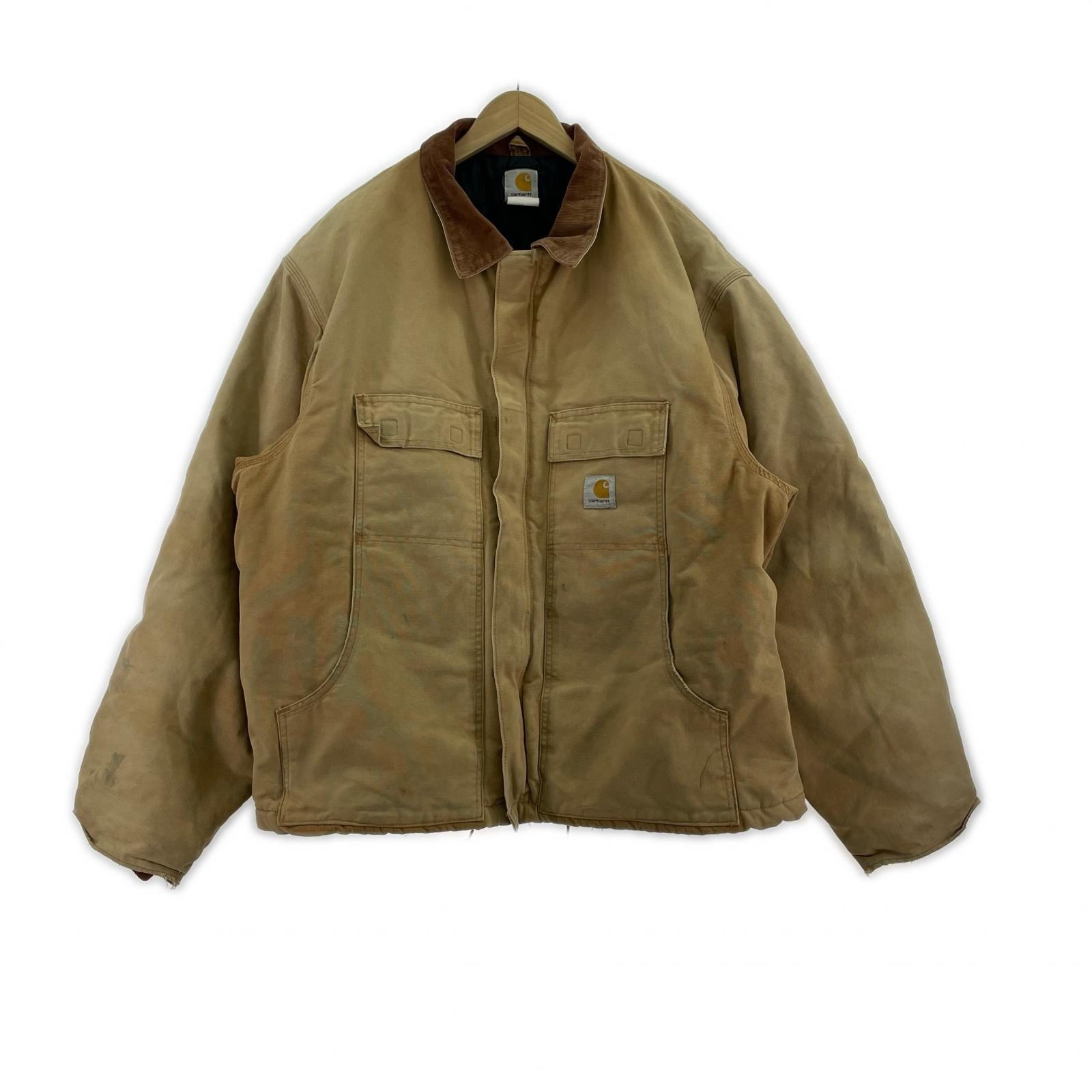 ジャケット トラディショナルジャケット ダック地 XL ブラウン