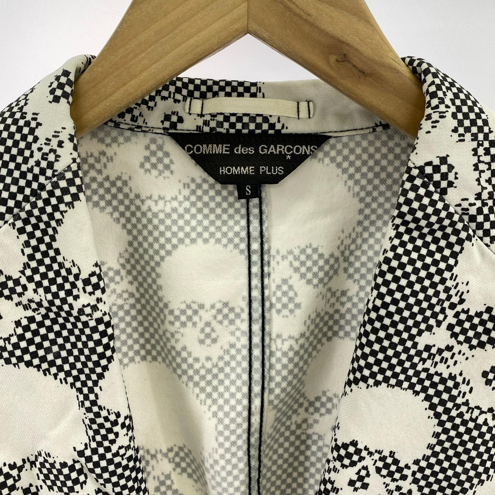 ジャケット HOMME PLUS 11SS スカル総柄テーラードジャケット S S