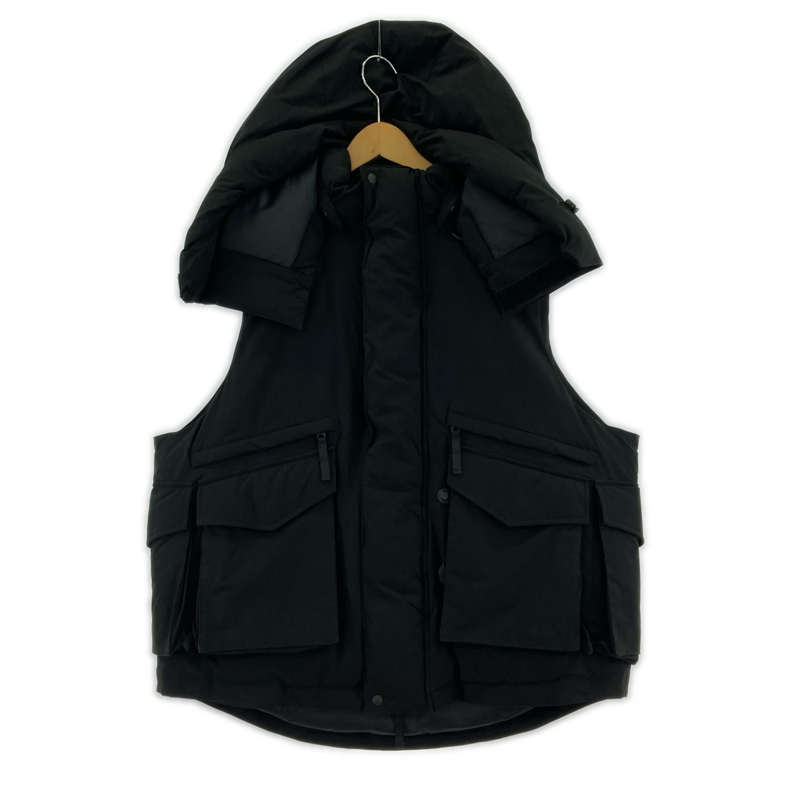 ダウンベスト TECH PADDING FISHING VEST/BLK M ブラック
