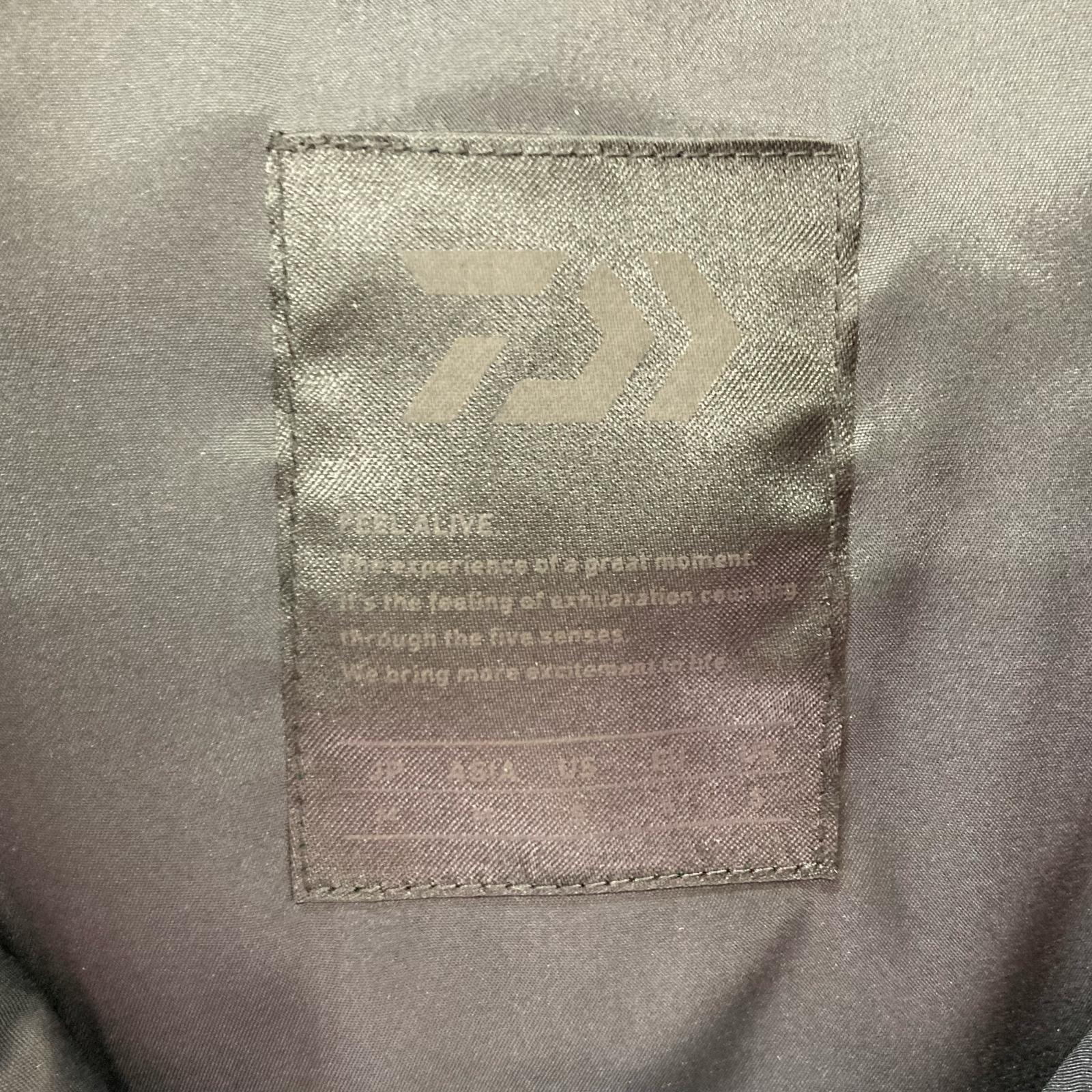 ダウンベスト TECH PADDING FISHING VEST/BLK M ブラック