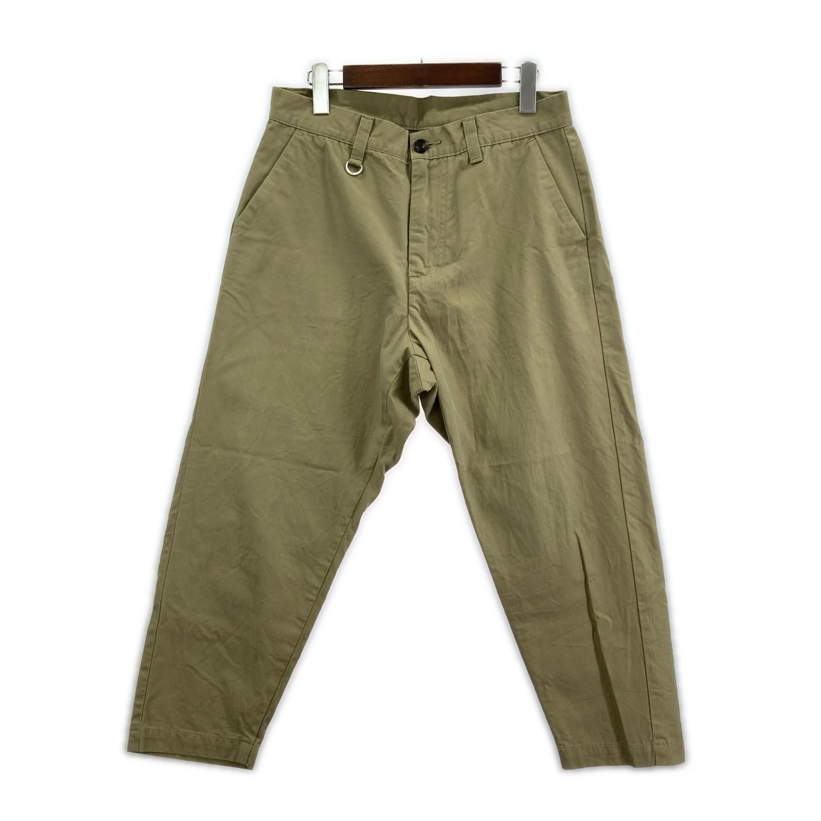 パンツ SOPHNET. 22AW wide cropped pants 31 カーキ