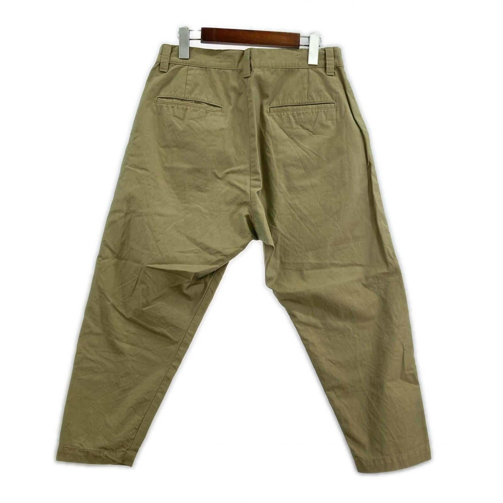 パンツ SOPHNET. 22AW wide cropped pants 31 カーキ