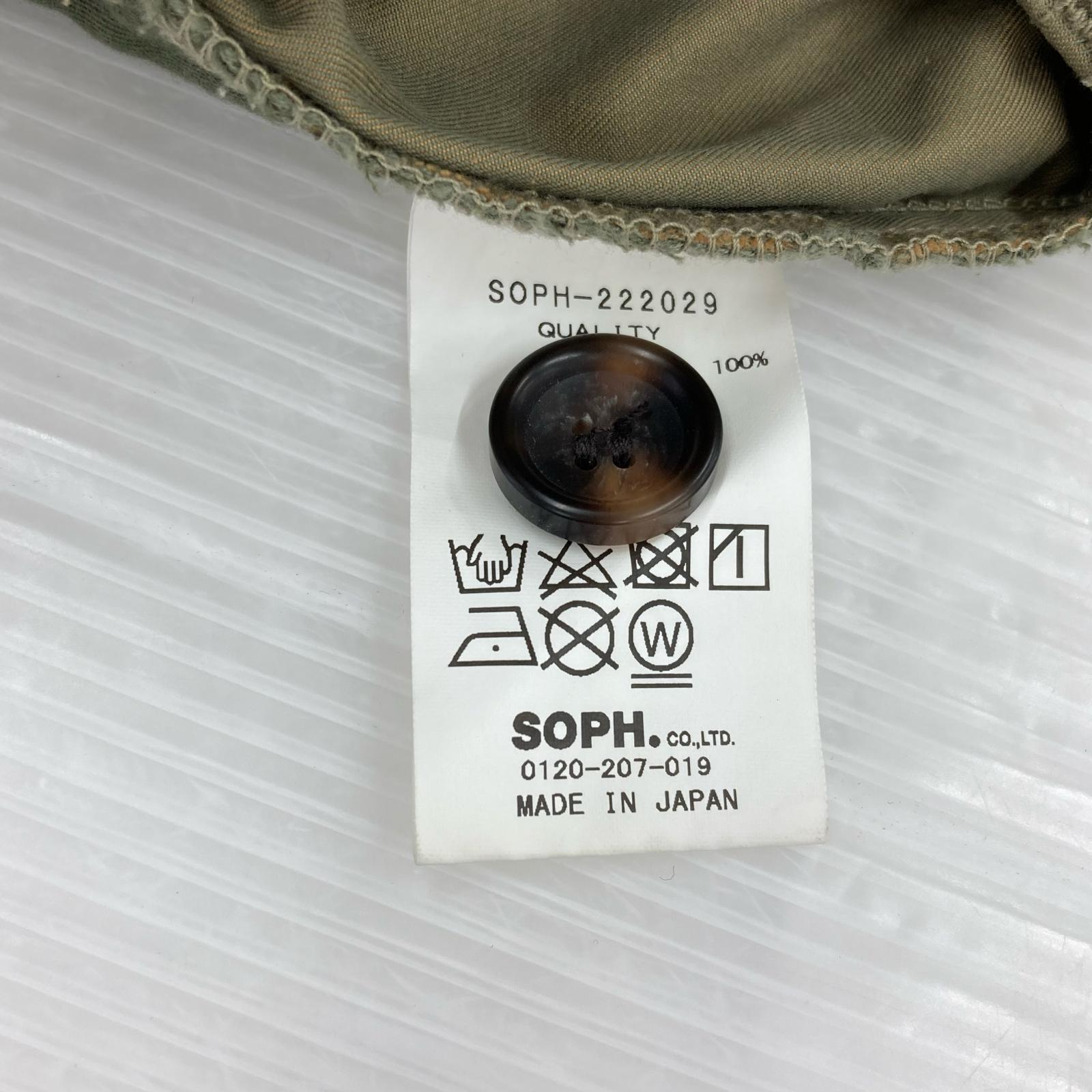 パンツ SOPHNET. 22AW wide cropped pants 31 カーキ