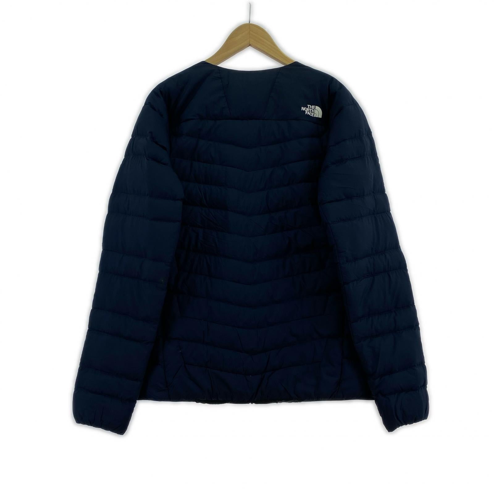 ダウンジャケット THE NORTH FACE サンダーラウンドネックジャケット NV ブルー
