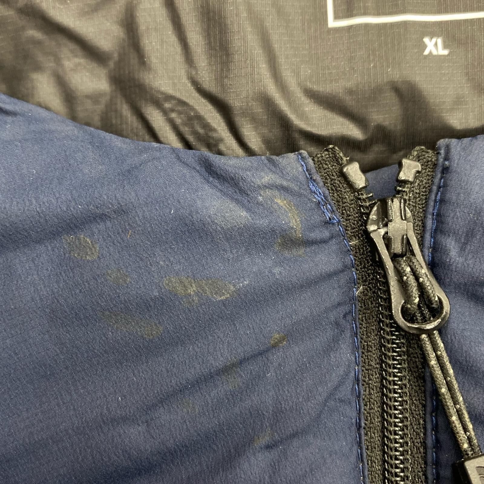 ダウンジャケット THE NORTH FACE サンダーラウンドネックジャケット NV ブルー