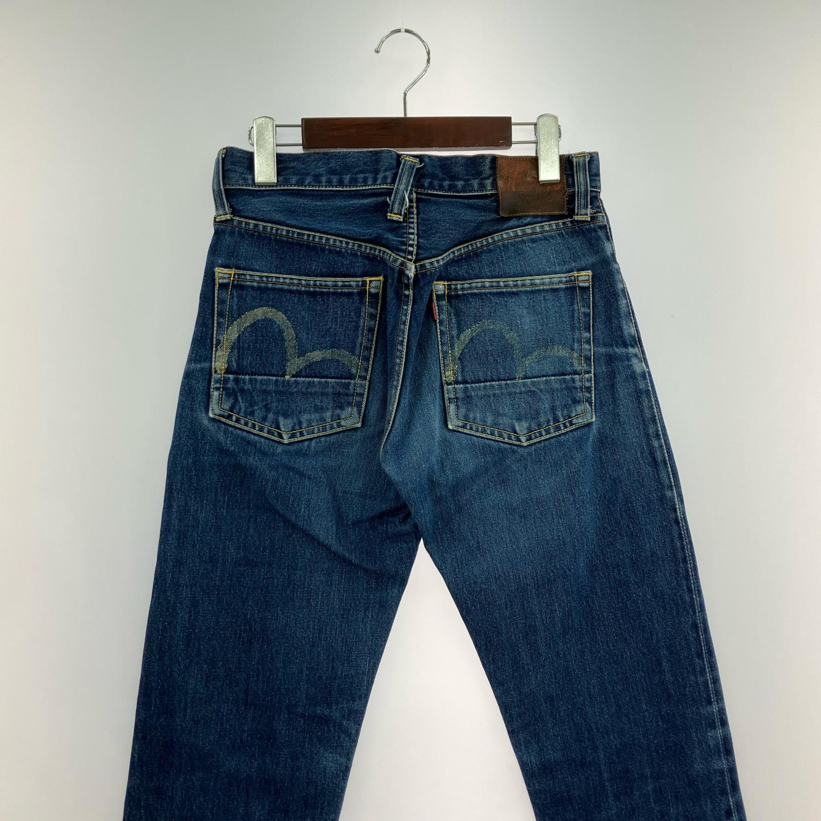 デニムパンツ EVISU デニム・ジーンズ 28 ブルー