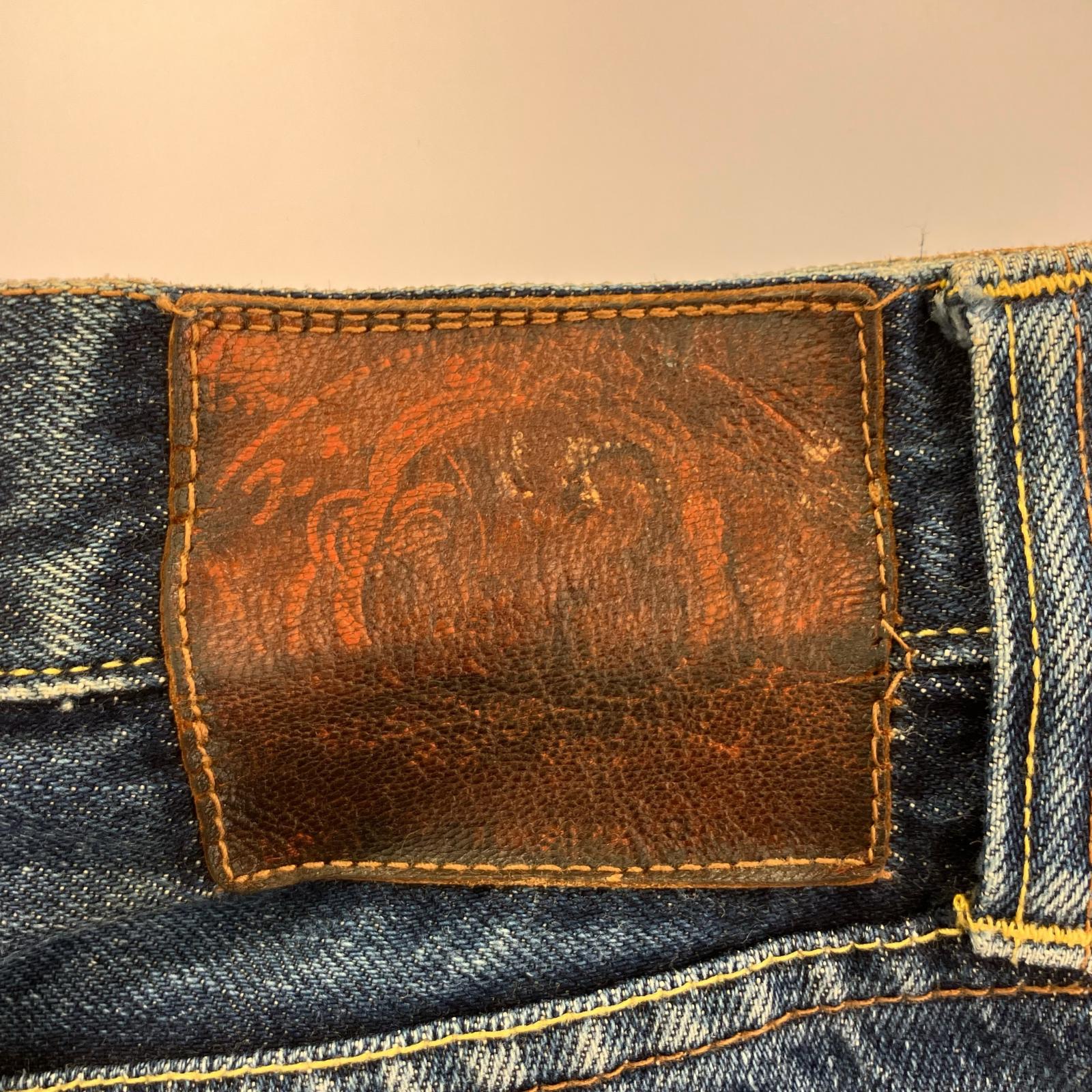 デニムパンツ EVISU デニム・ジーンズ 28 ブルー