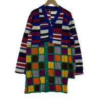 カーディガン COMME des GARCONS HOMME PLUS 20AW 再構築マルチカーディガン M M マルチカラー