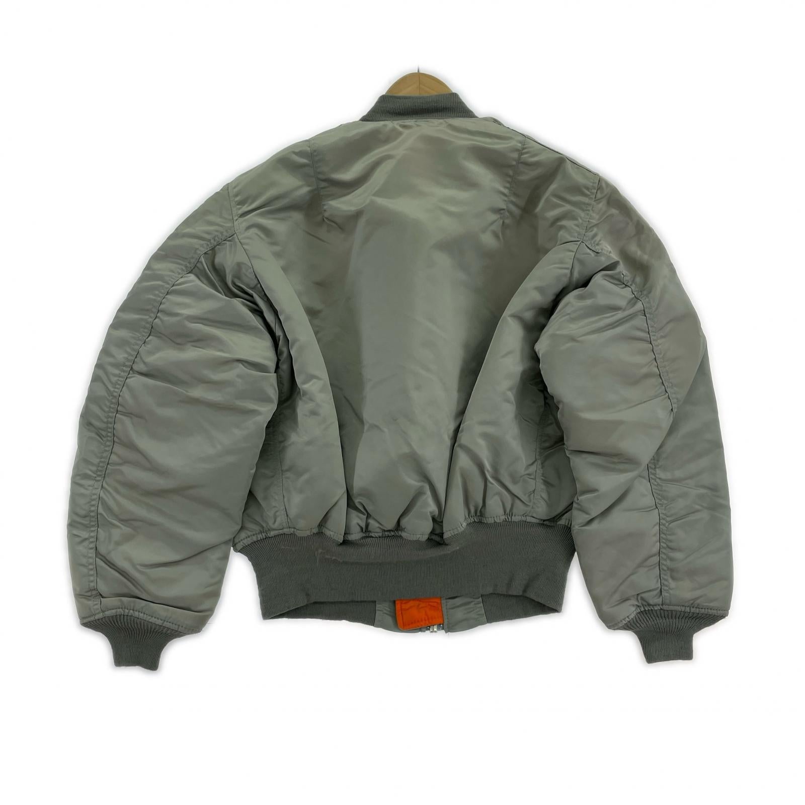 ジャケット MA-1 USA製(L) L グレー