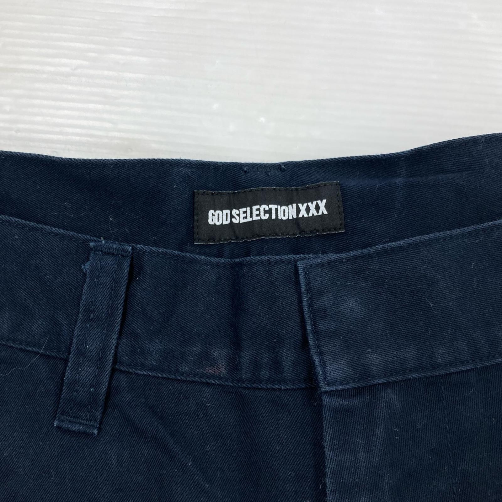 パンツ GOD SELECTION XXX チノパン XL ネイビー