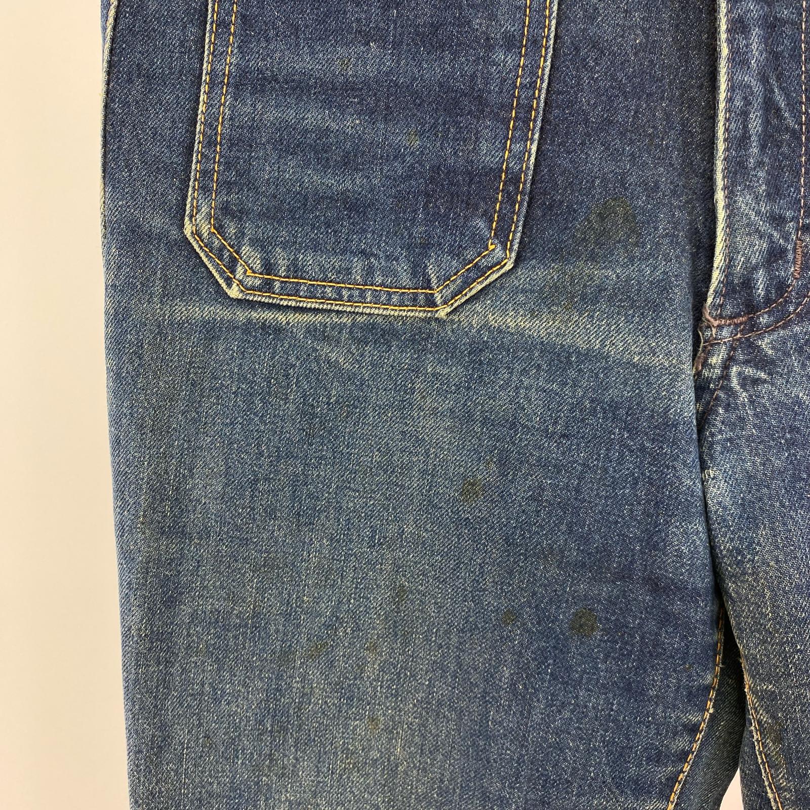 パンツ 70s~ ブッシュパンツ ベルボトム ネイビー
