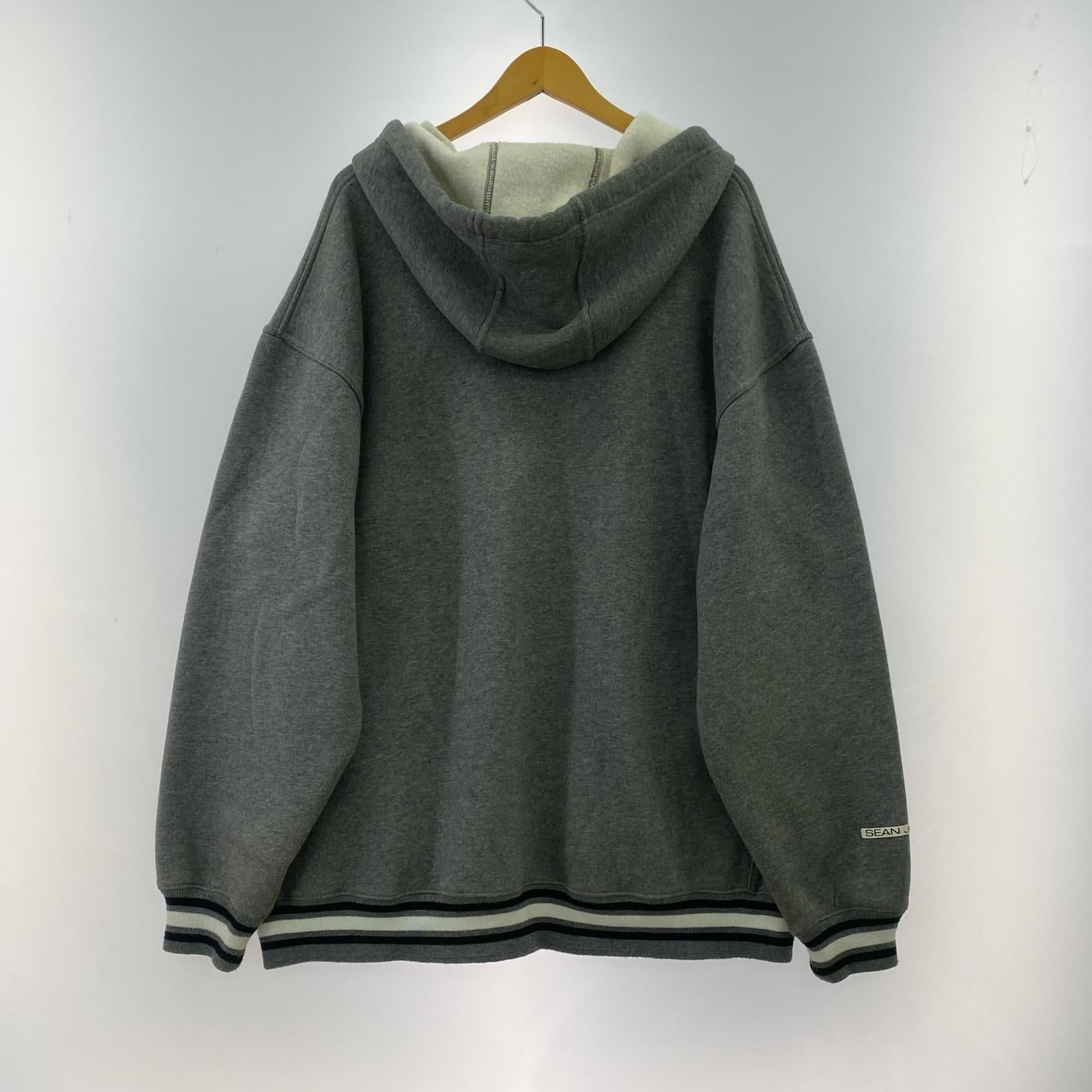 パーカー Sean John Print Hoodie GRY L L グレー