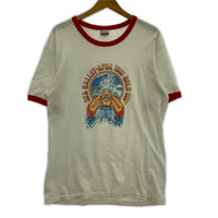 半袖Tシャツ 80s リンガー (L) ホワイト