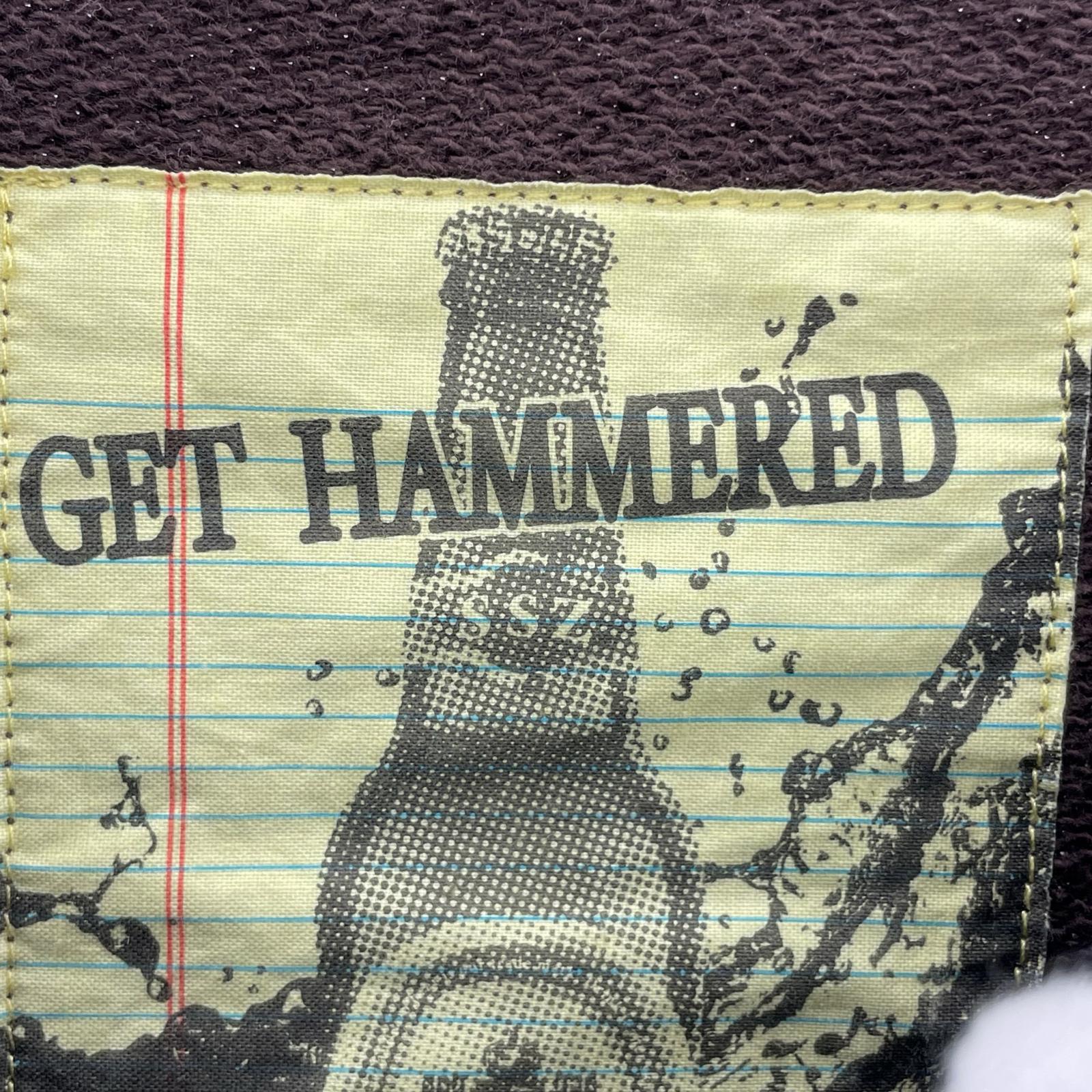 スウェット SSZ 24AW GET HAMMERED クルーネックスウェット M M ブラウン